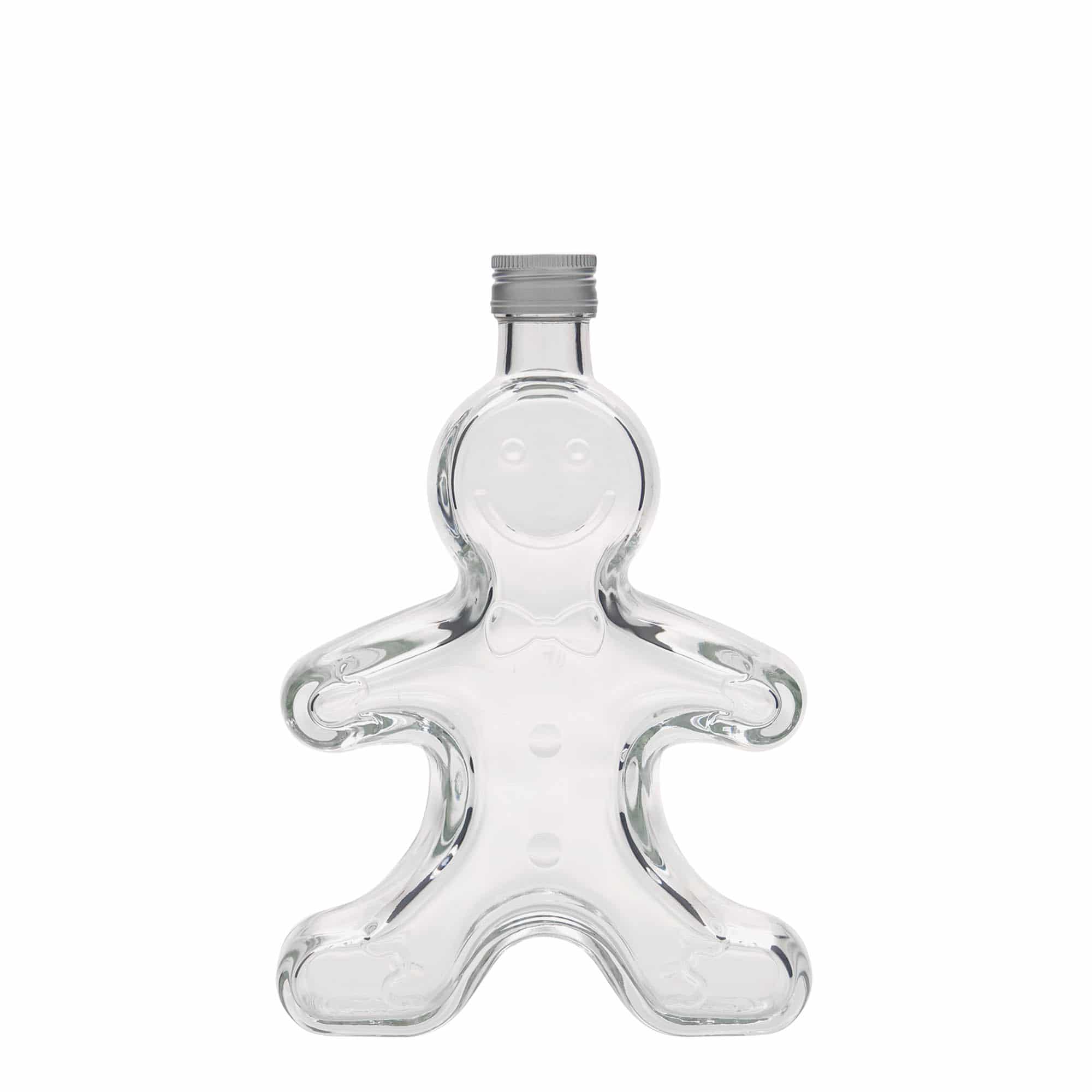250 ml glazen fles 'Lebkuchenmann', hals: PP 24