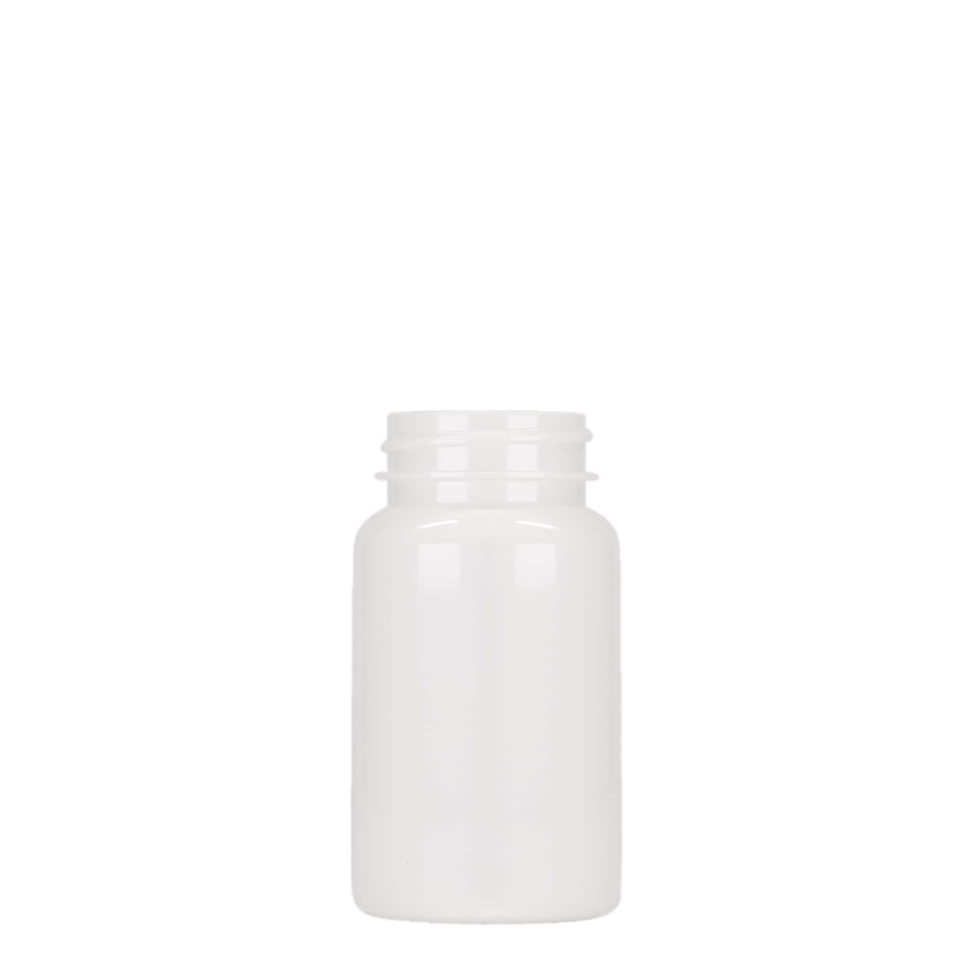 100 ml PET-verpakking, kunststof, wit, opening: 38/400