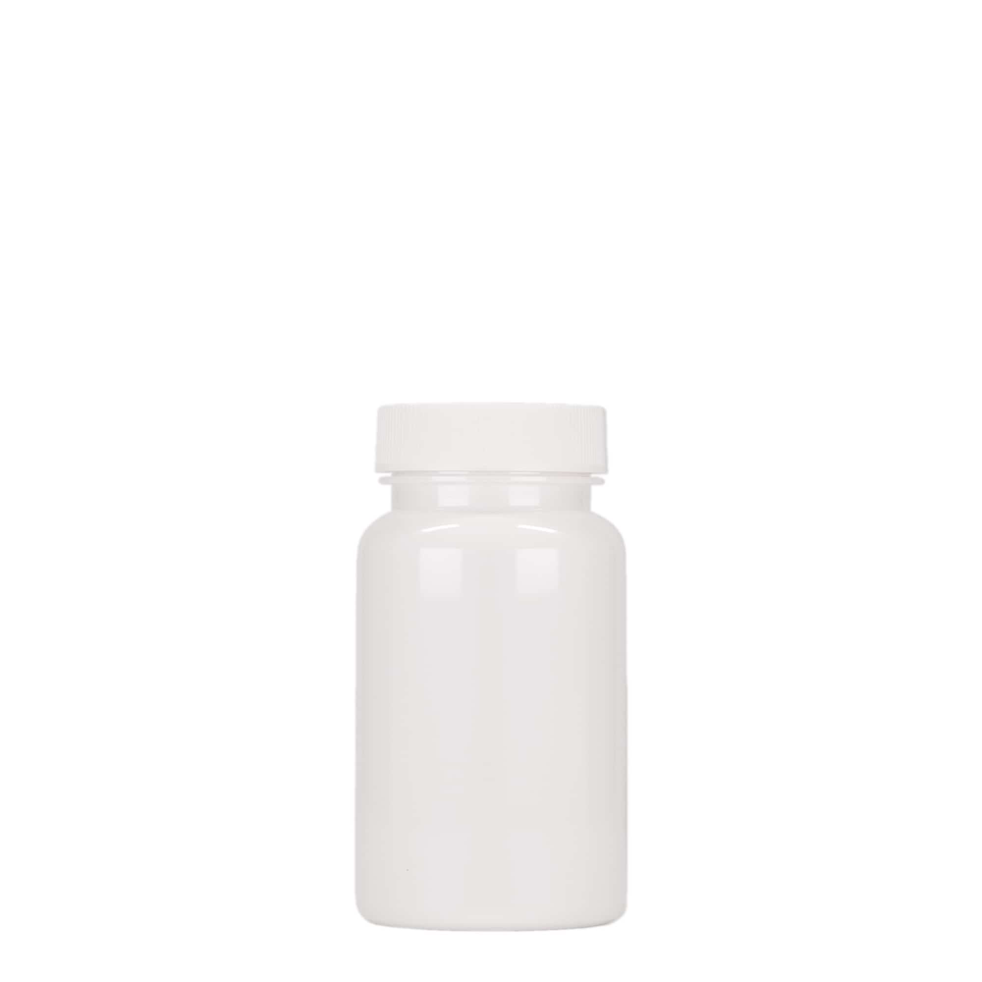 100 ml PET-verpakking, kunststof, wit, opening: 38/400