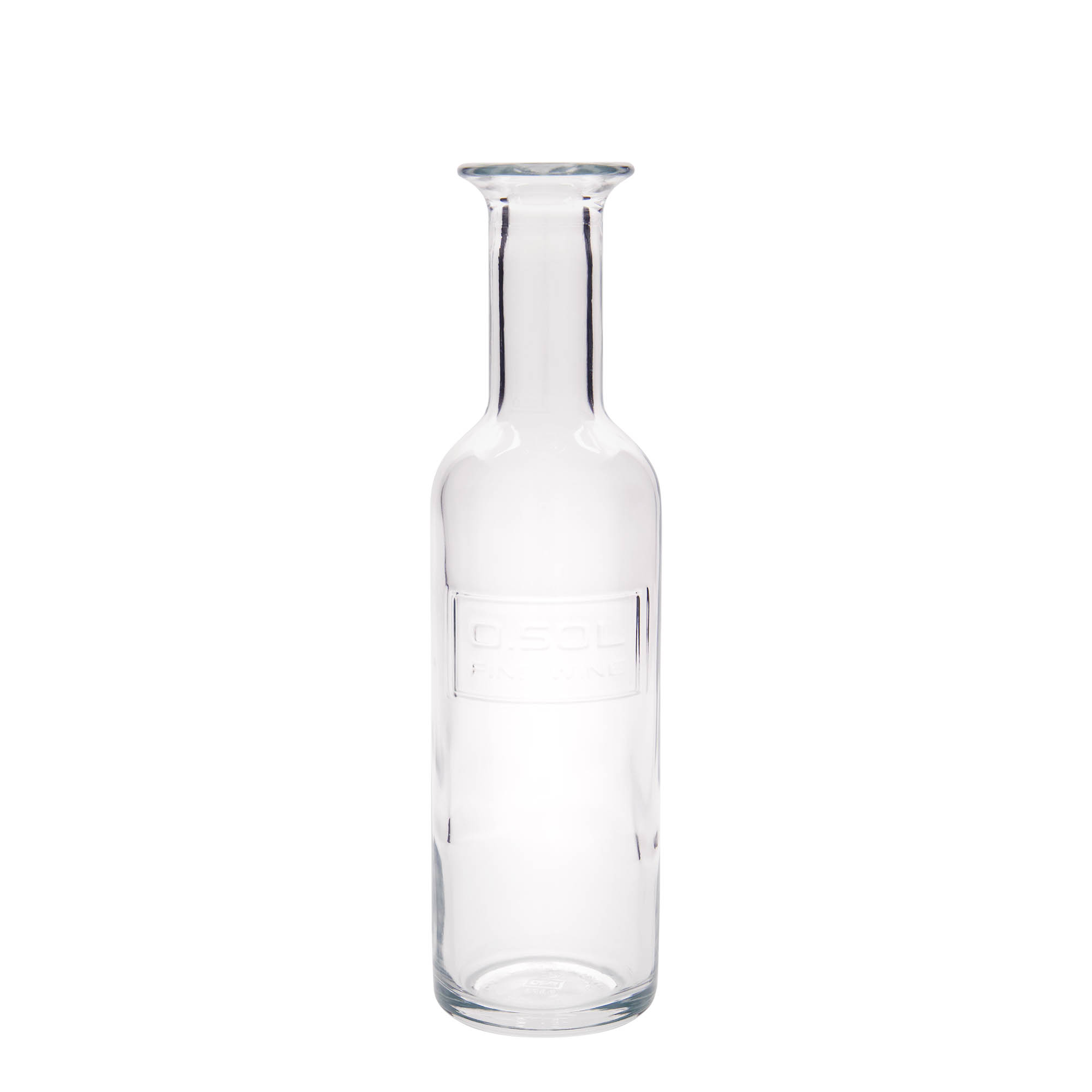 500 ml glazen fles 'Optima Fine Wine', hals: kurk 500 ml glazen fles 'Optima Fine Wine', hals: kurk
