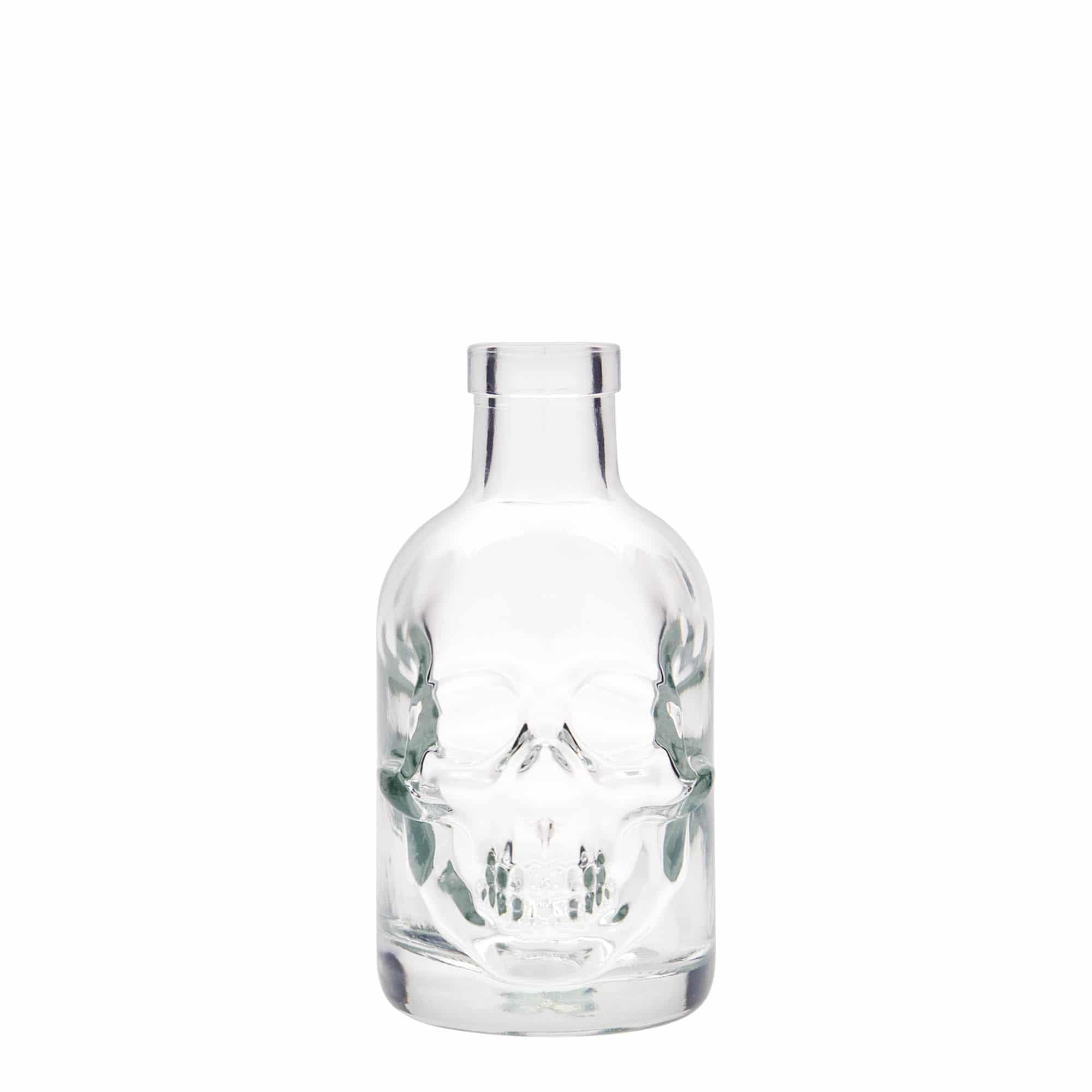 200 ml glazen fles 'Doodskop', opening: kurk