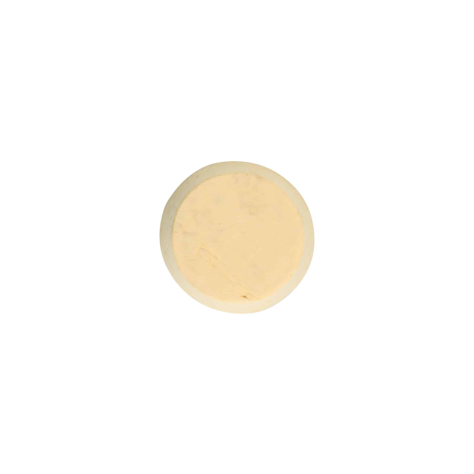 Conische kurk 24-28 x 27, perskurk, beige, voor monding: kurk