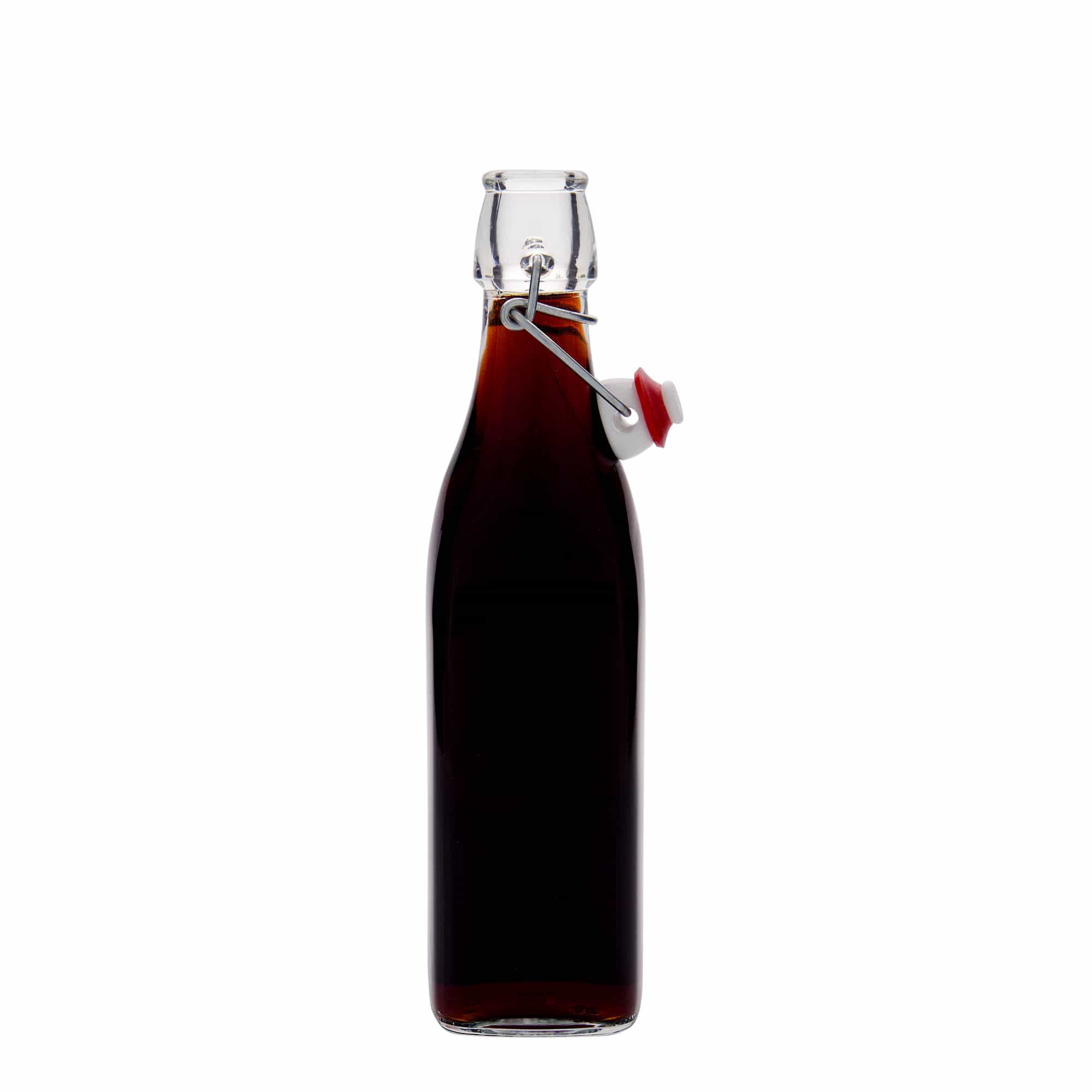 500 ml glazen fles 'Swing, vierkant, mondstuk: beugelsluiting'