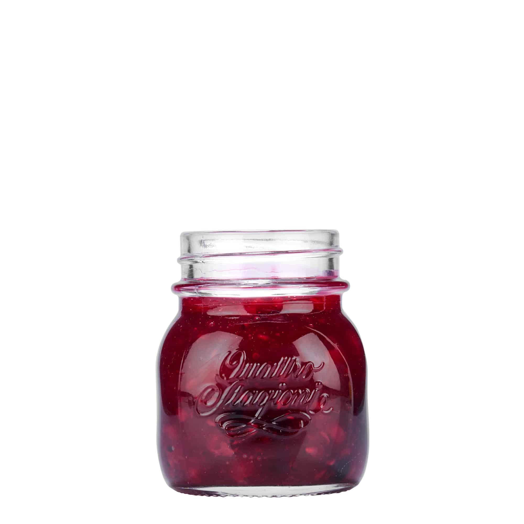 150 ml glas 'Quattro Stagioni', opening: schroefdop 150 ml glas 'Quattro Stagioni', opening: schroefdop