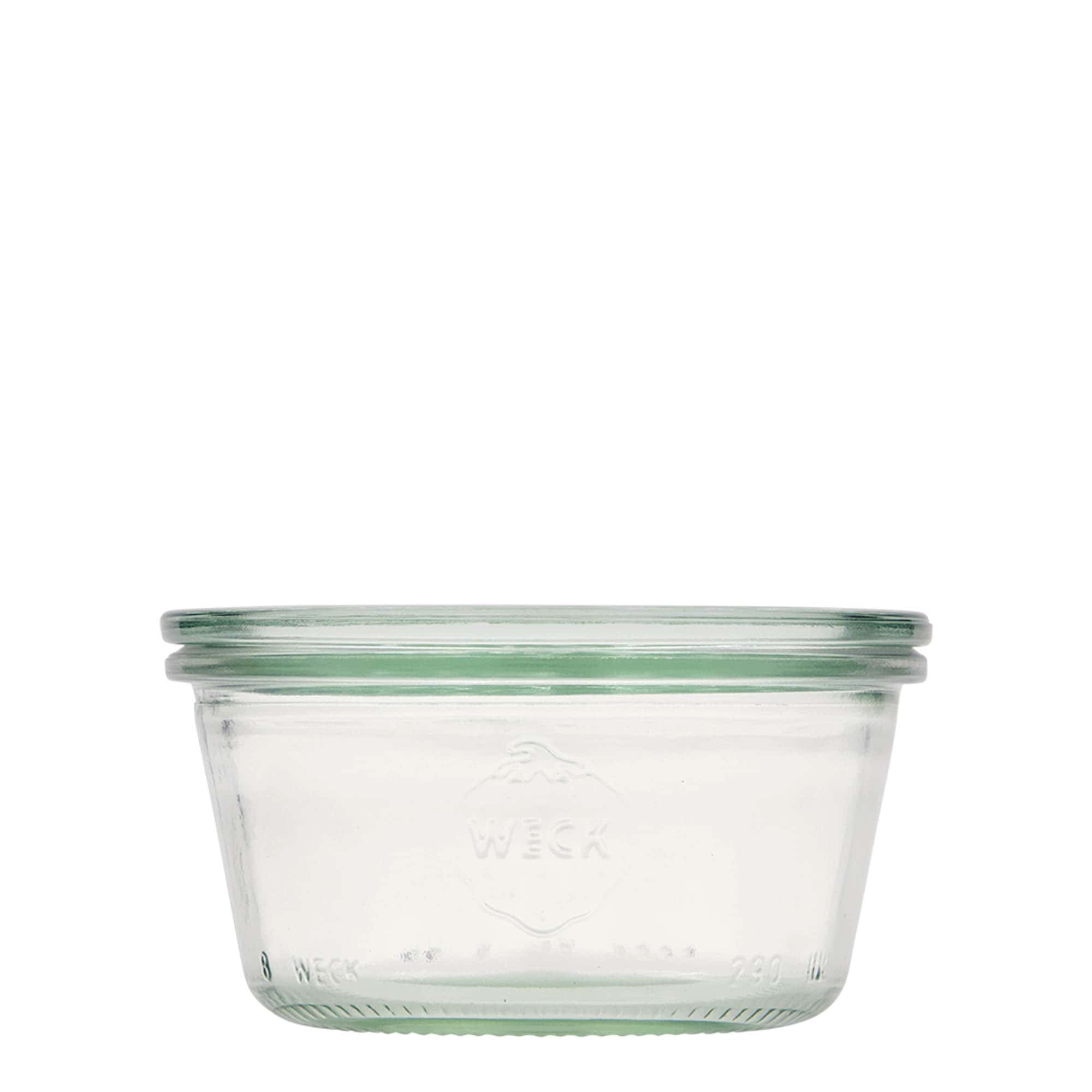 290 ml WECK-omkeerglas, opening: ronde rand