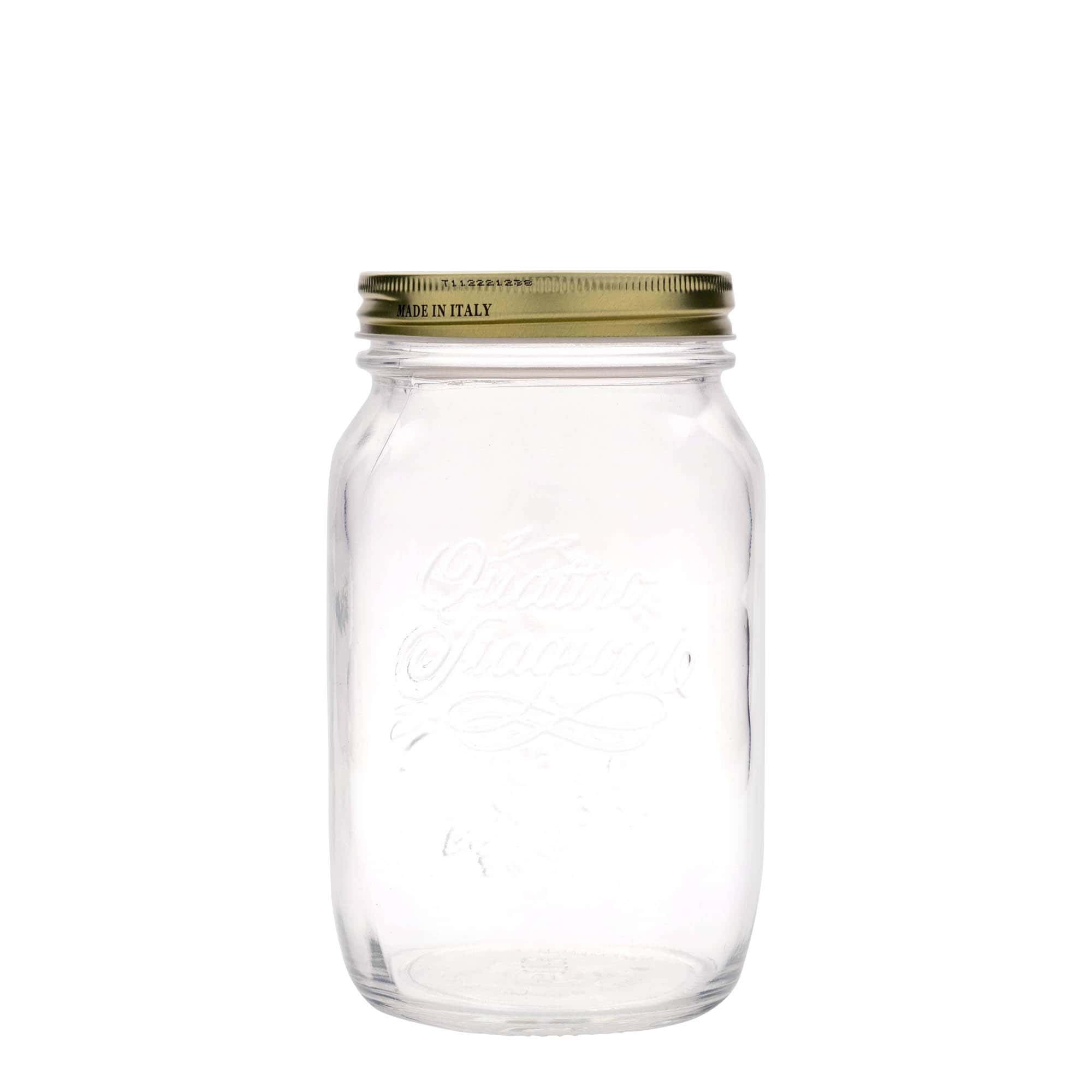 1.000 ml glas 'Quattro Stagioni', opening: schroefdop