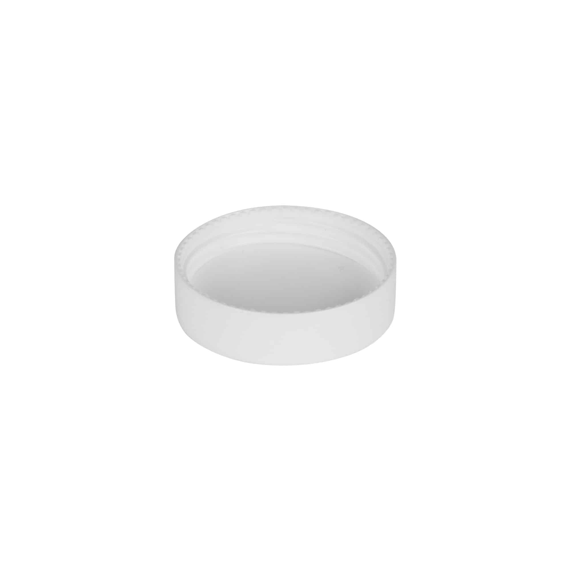 Schroefsluiting voor 'Antonella' 5 ml, PP-kunststof, wit