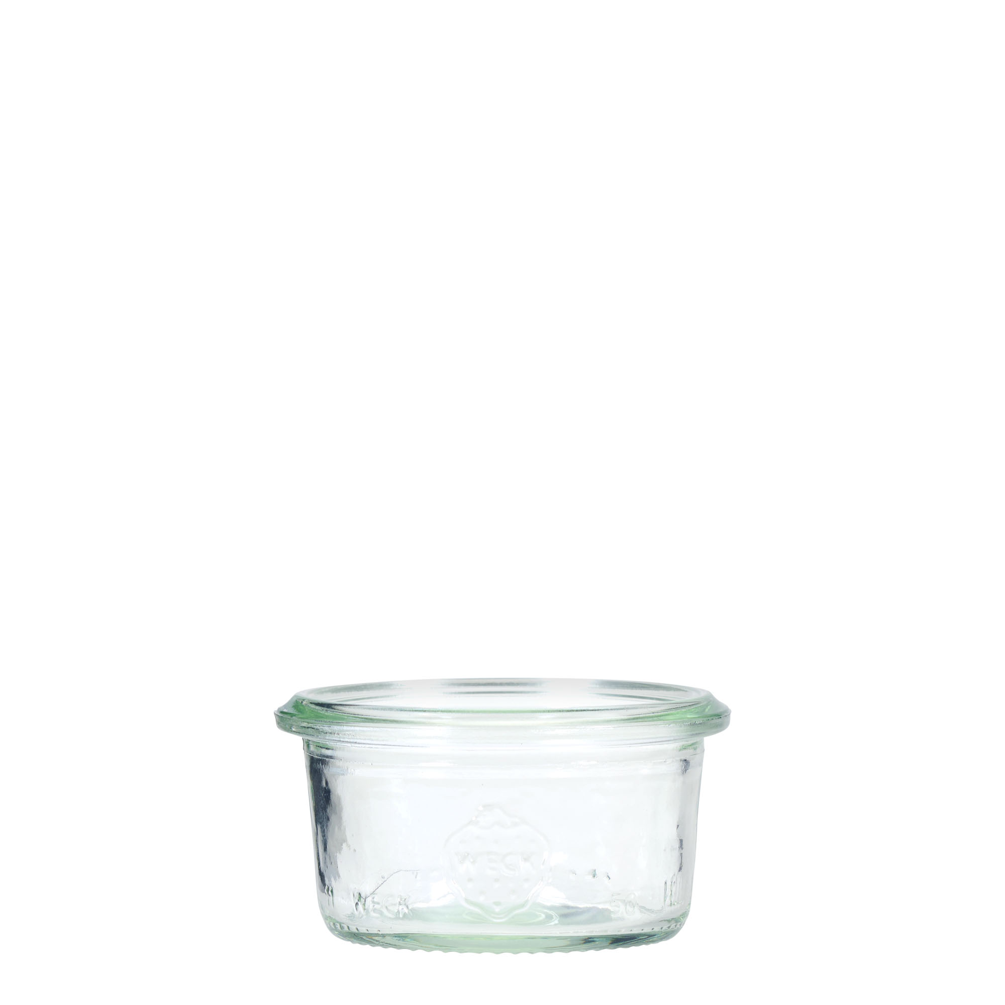 12x 50 ml WECK-stortglas met glazen deksel RR 60