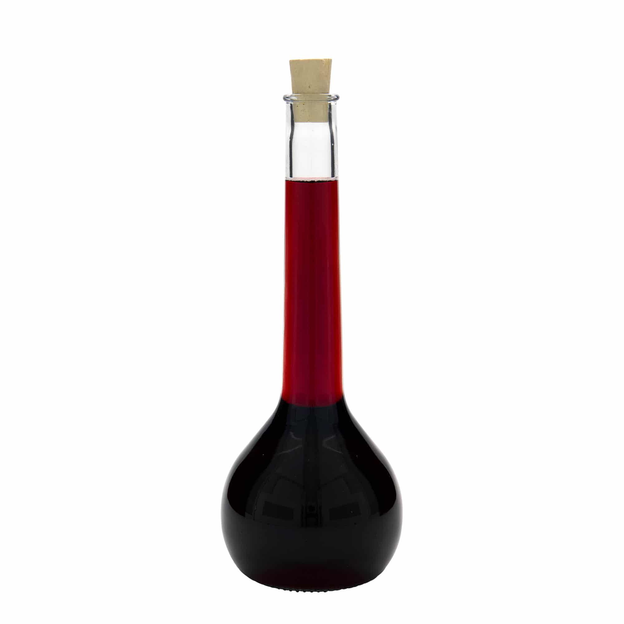 500 ml glazen fles 'Tulipano', hals: kurk