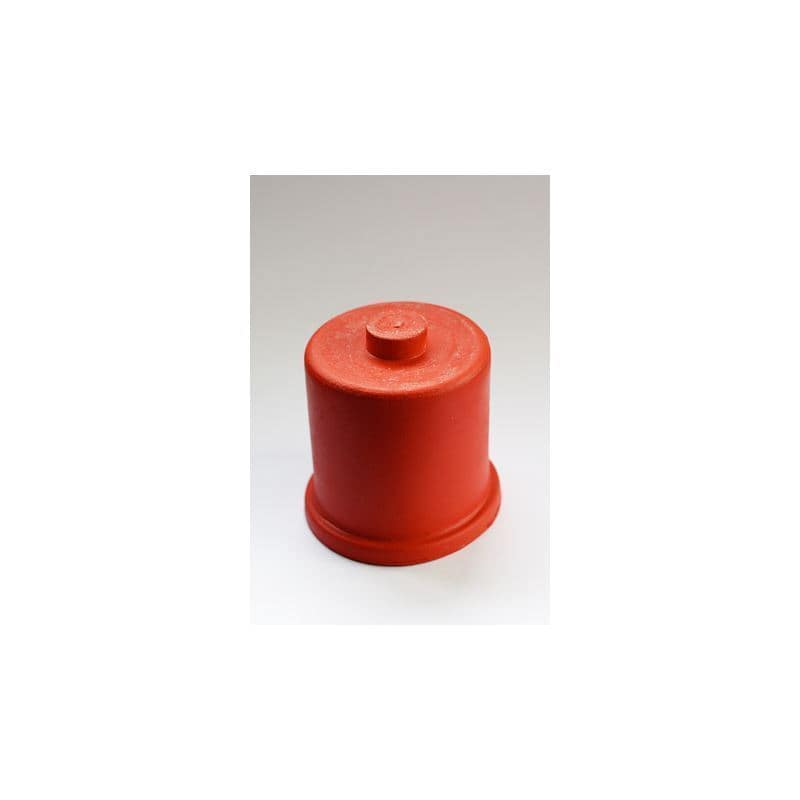 Mostkap type 4, rubber, rood