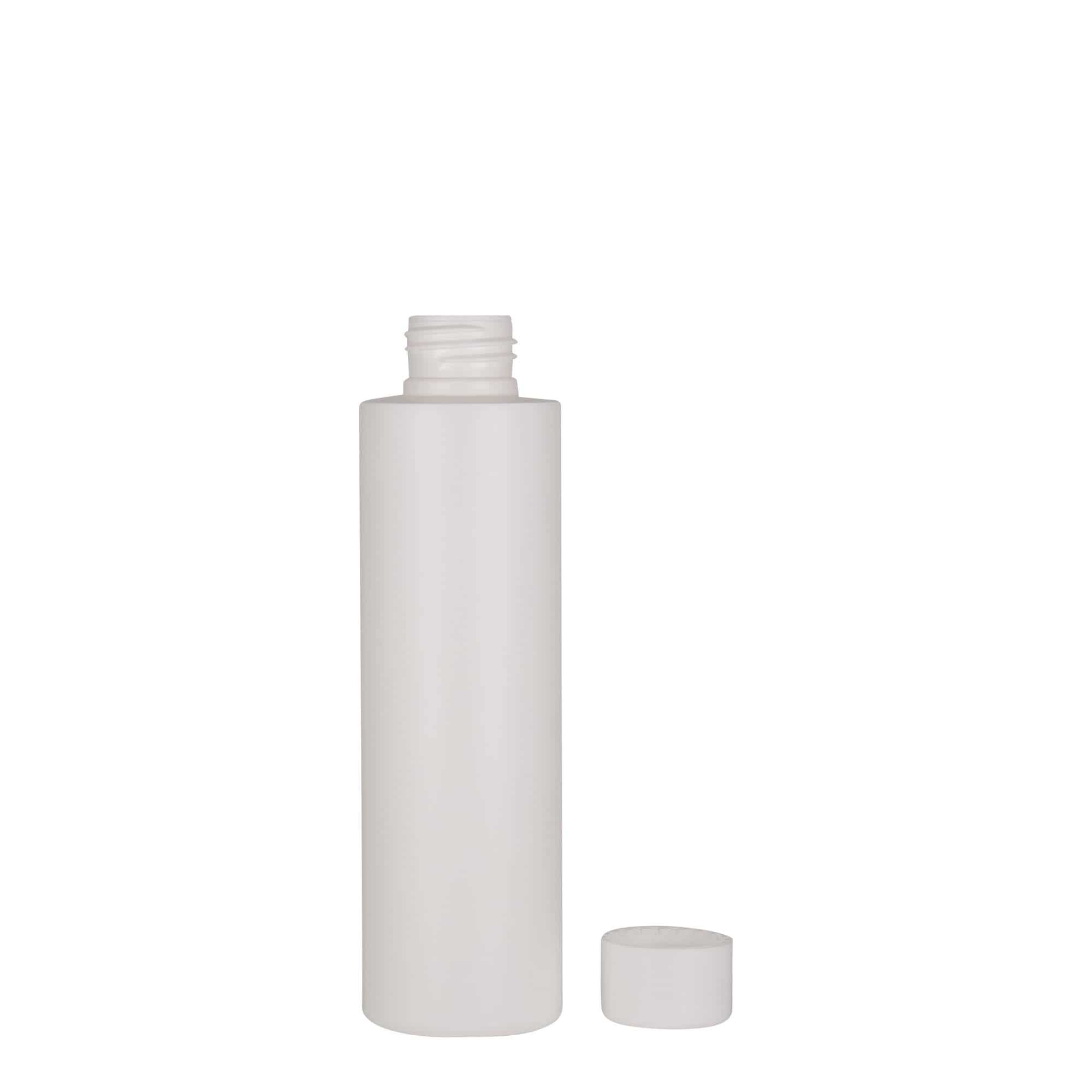 150 ml kunststoffles 'Pipe', HDPE, wit, opening: 24/410