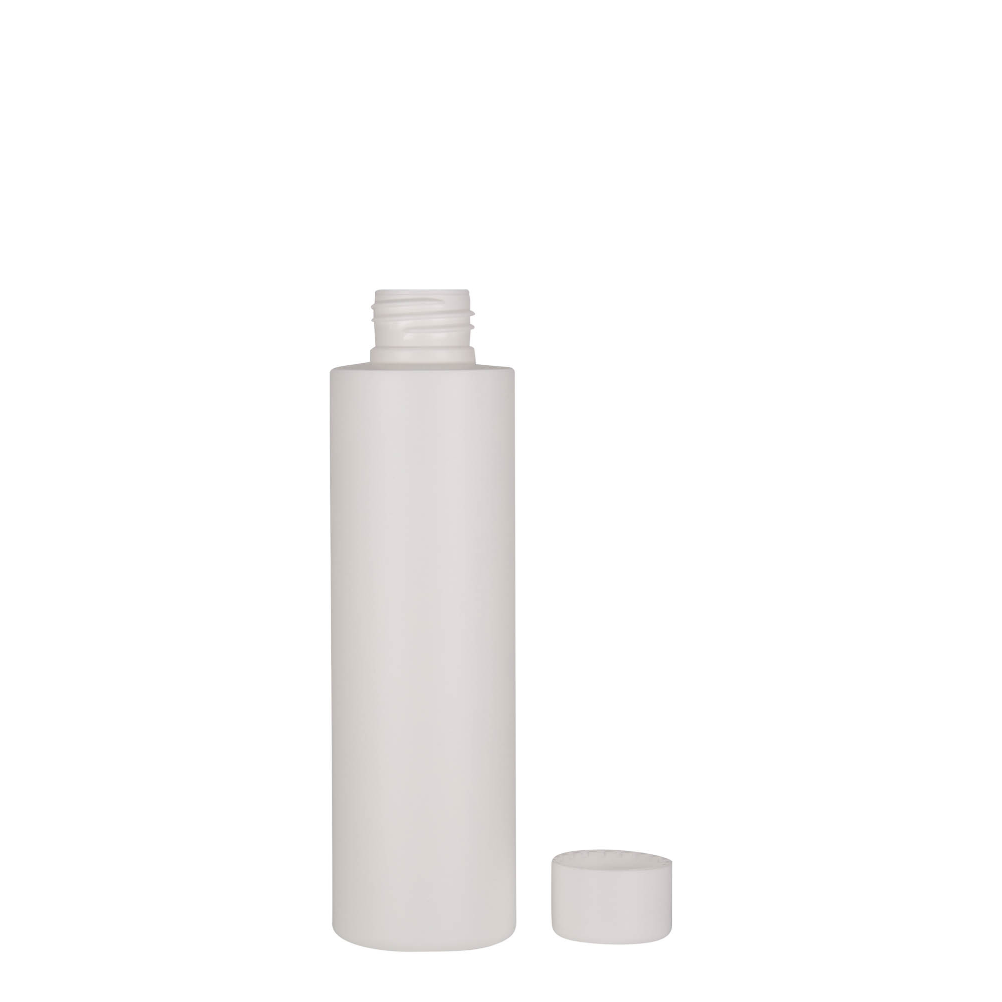 150 ml kunststoffles 'Pipe', HDPE, wit, opening: 24/410