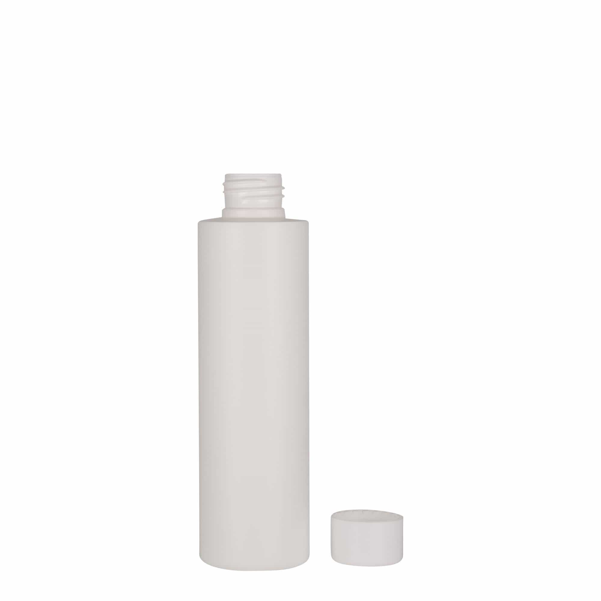 150 ml kunststoffles 'Pipe', HDPE, wit, opening: 24/410