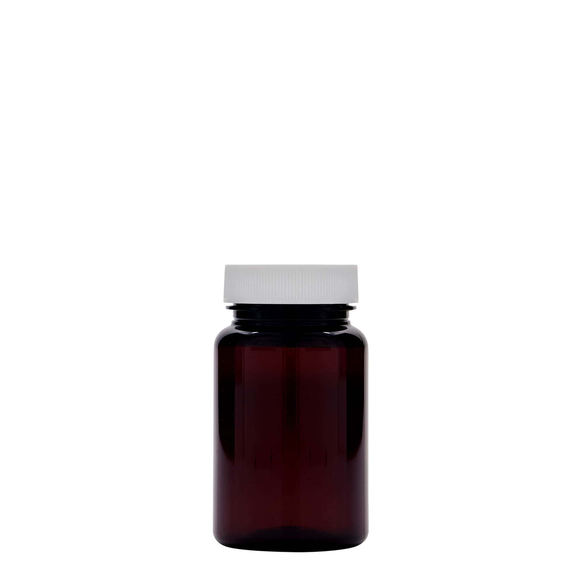 75 ml PET-verpakking, kunststof, bruin, opening: 38/400