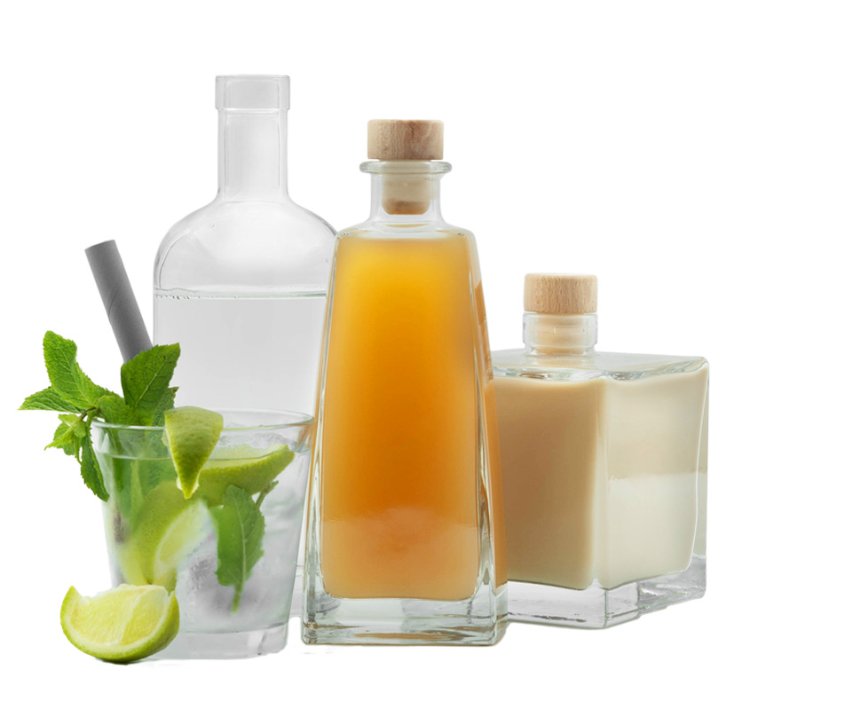 Flessen voor sterkedrank Flessen voor sterkedrank