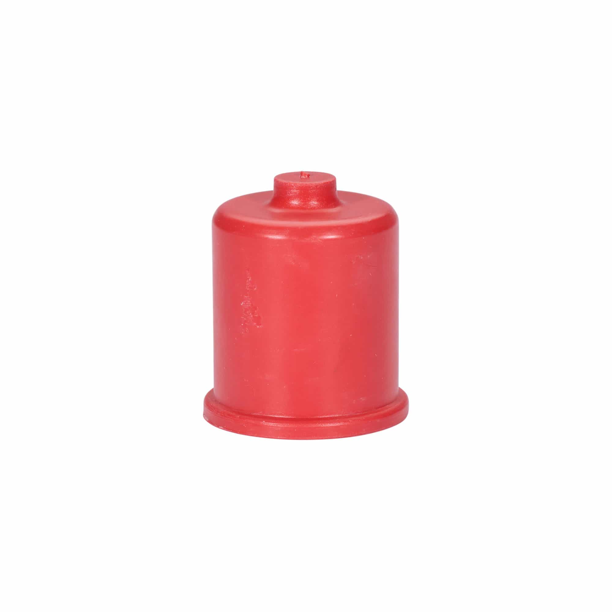 Mostkap type 3, rubber, rood