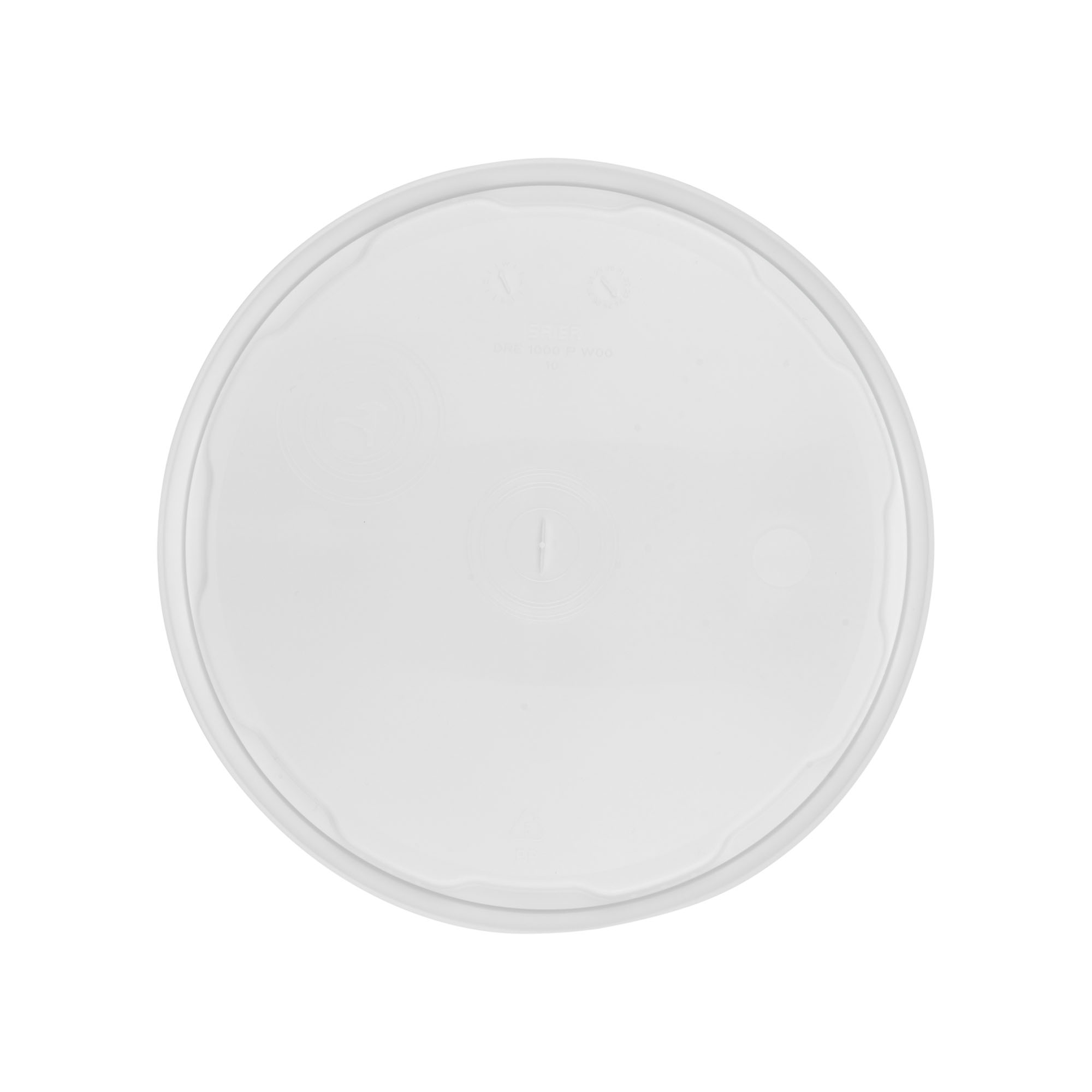 Deksel voor emmer 10 l, PP-kunststof, wit