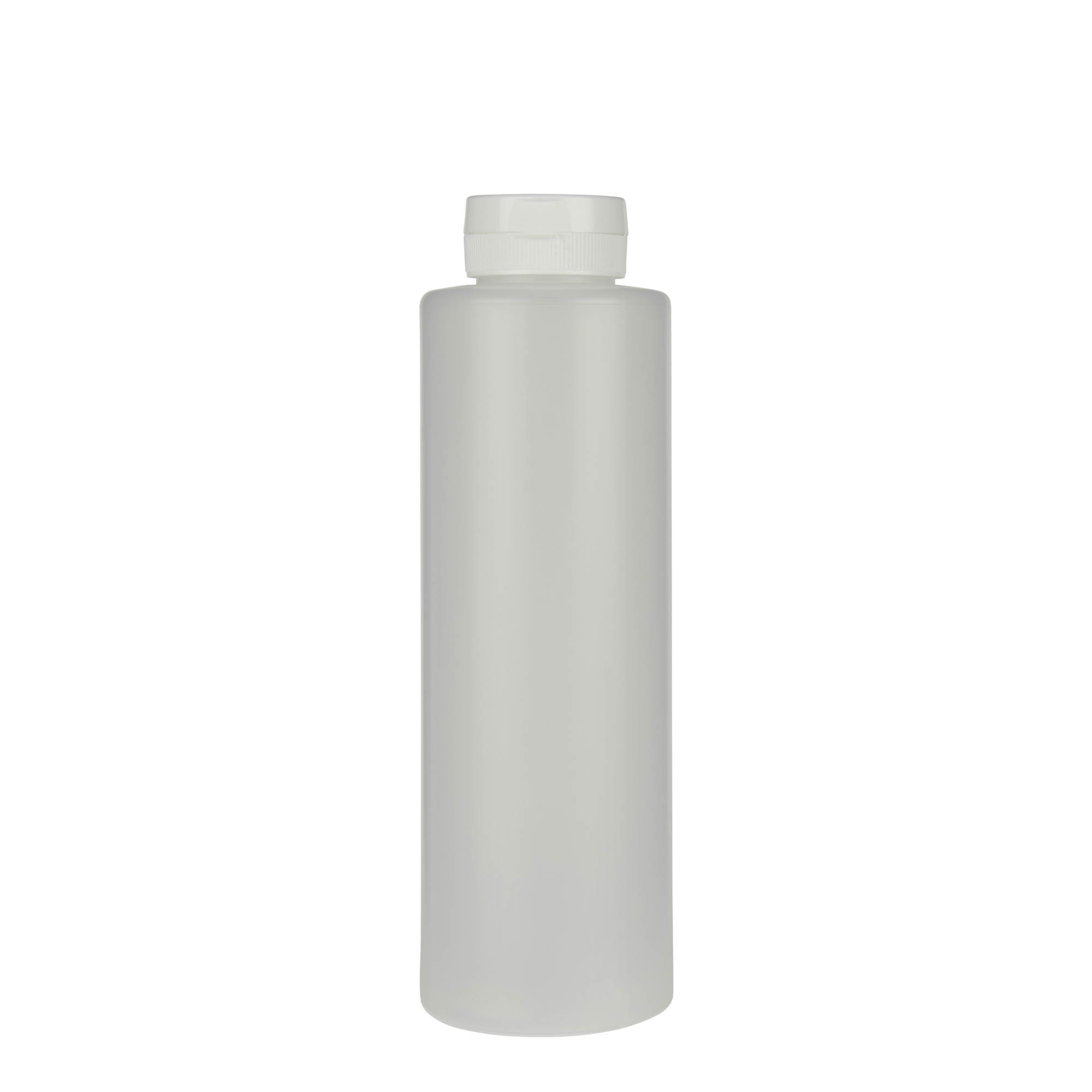 500 ml sausfles, LDPE-kunststof, naturel, opening: 38/400 500 ml sausfles, LDPE-kunststof, naturel, opening: 38/400