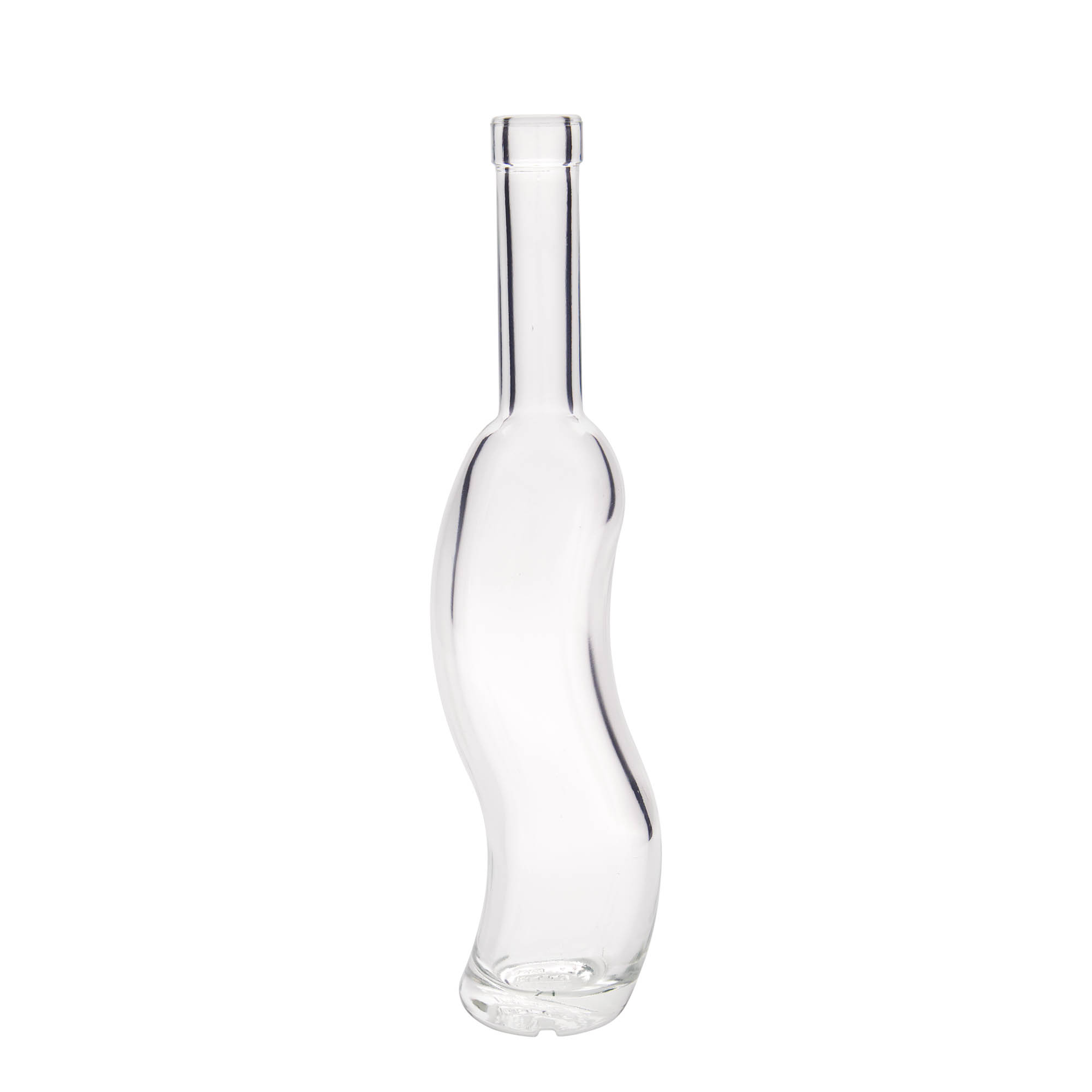 350 ml glazen fles 'La-Ola', halfrond, opening: kurk 350 ml glazen fles 'La-Ola', halfrond, opening: kurk
