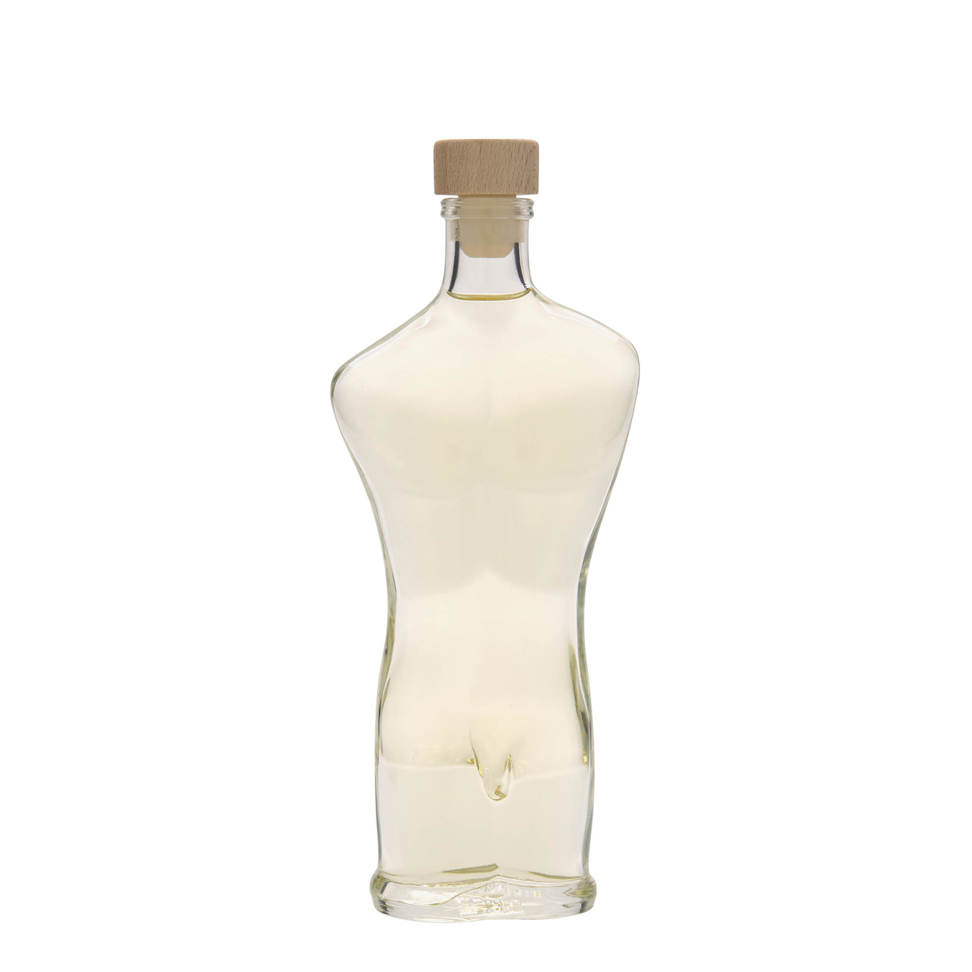 200 ml glazen fles 'Adam', opening: kurk