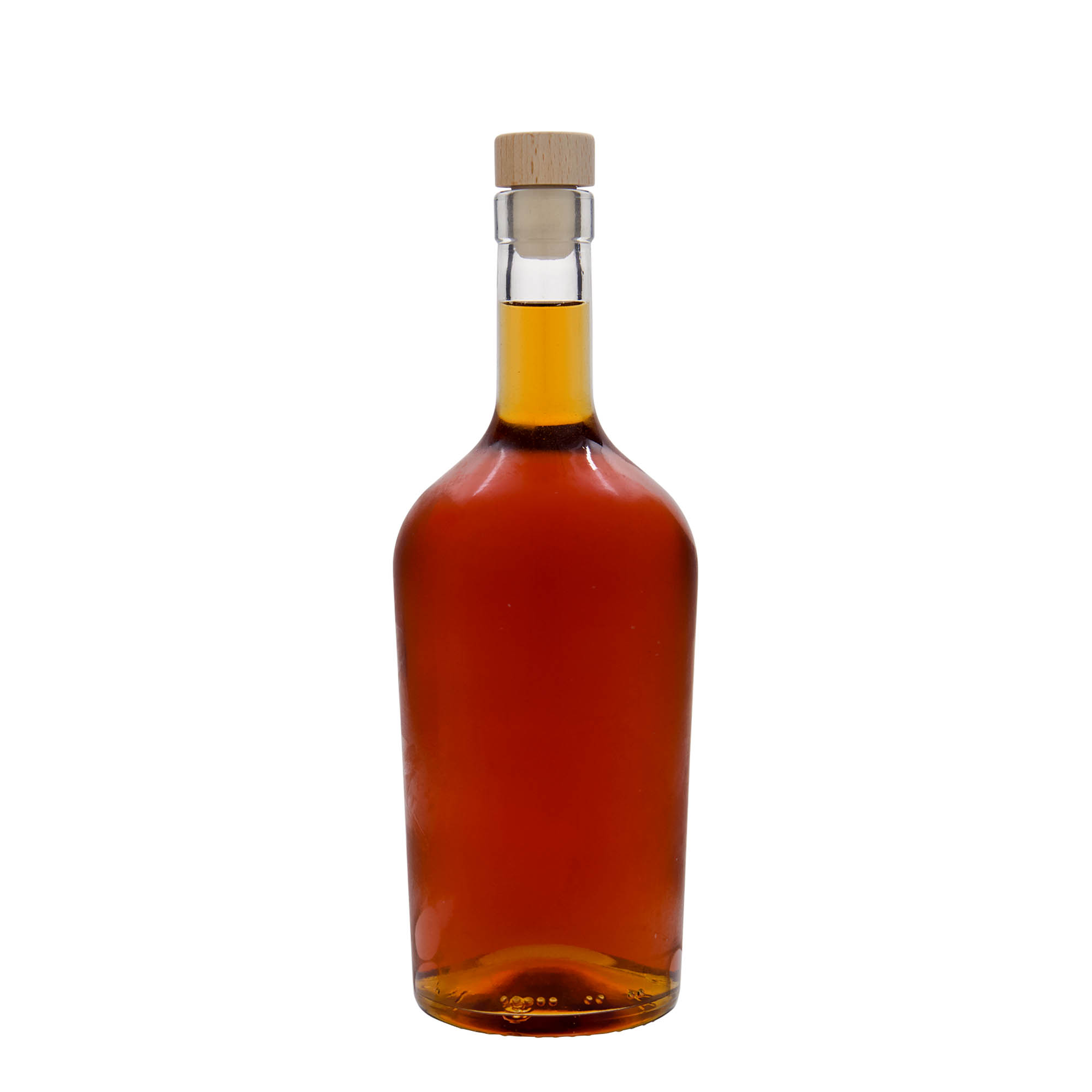 700 ml glazen fles 'Margarethe', hals: kurk 700 ml glazen fles 'Margarethe', hals: kurk