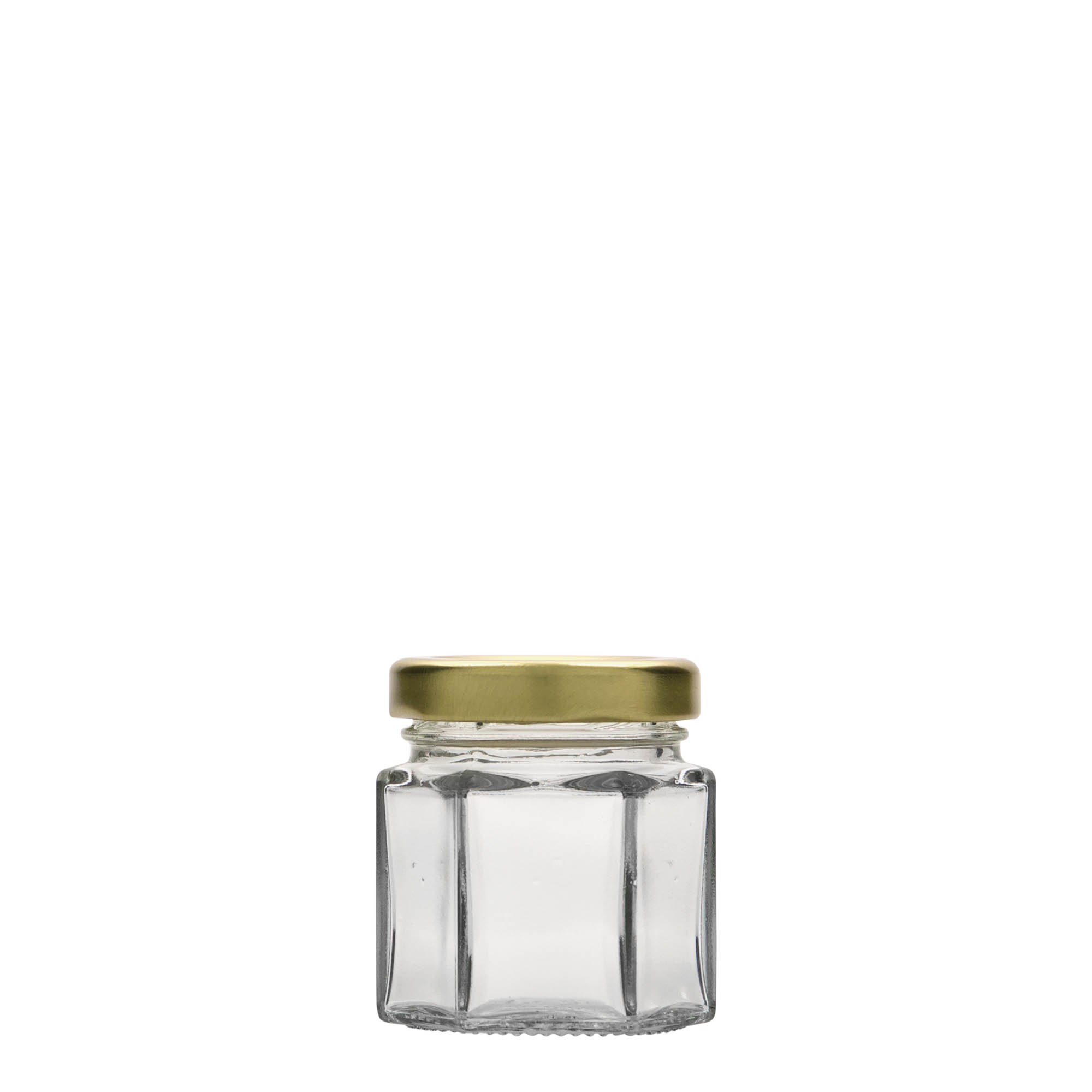 47 ml zeskantglas, opening: Twist-Off (TO 43)