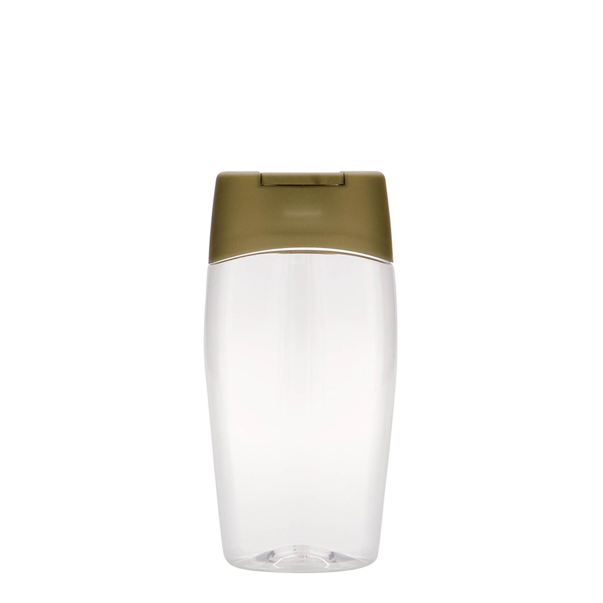 200 ml PET-fles 'Squeeze', ovaal, kunststof