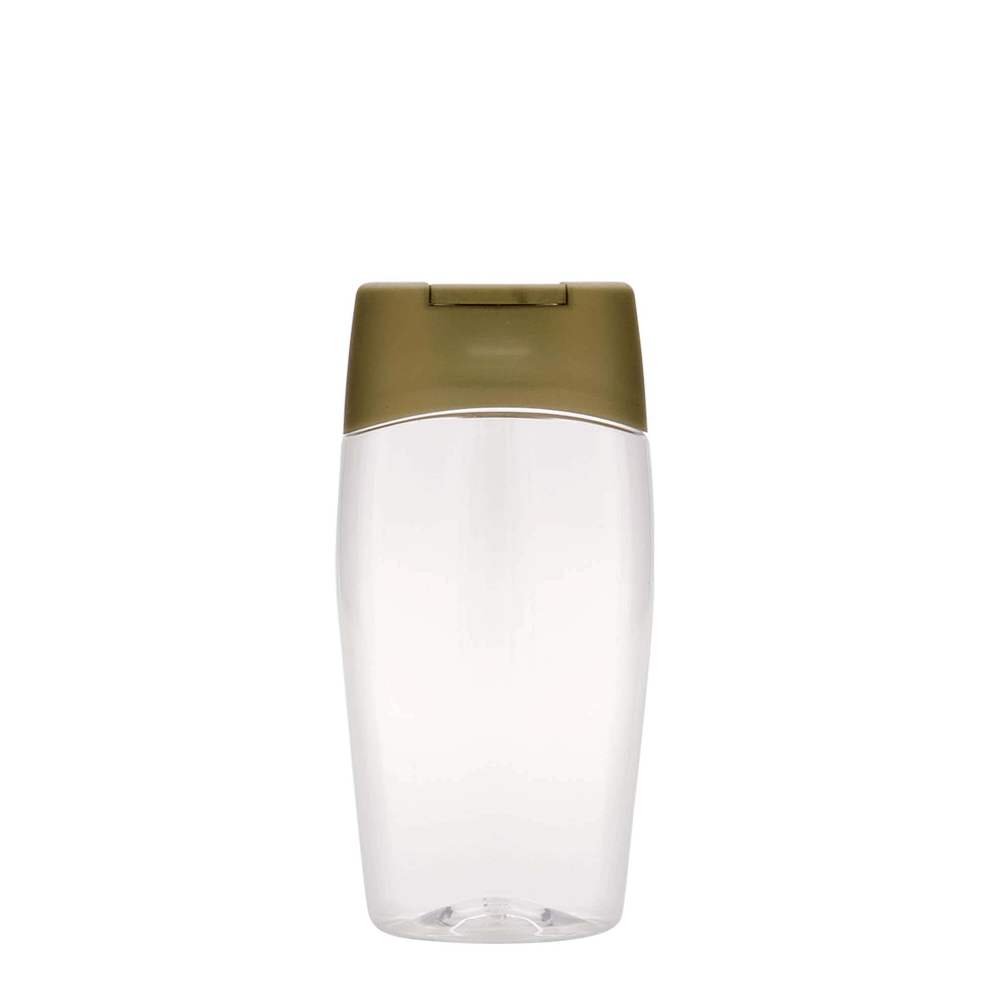 200 ml PET-fles 'Squeeze', ovaal, kunststof