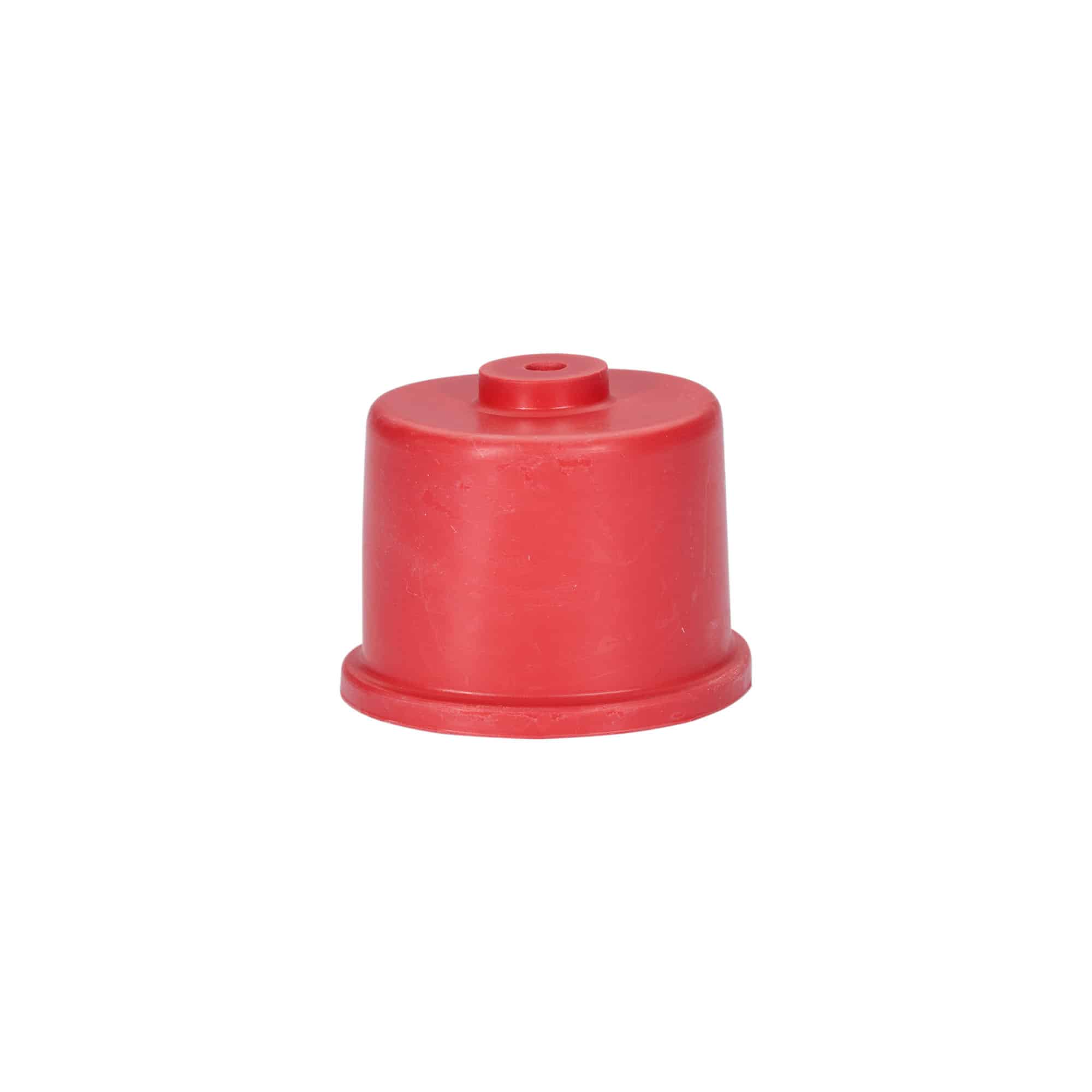 Gistkap type 5, rubber, rood