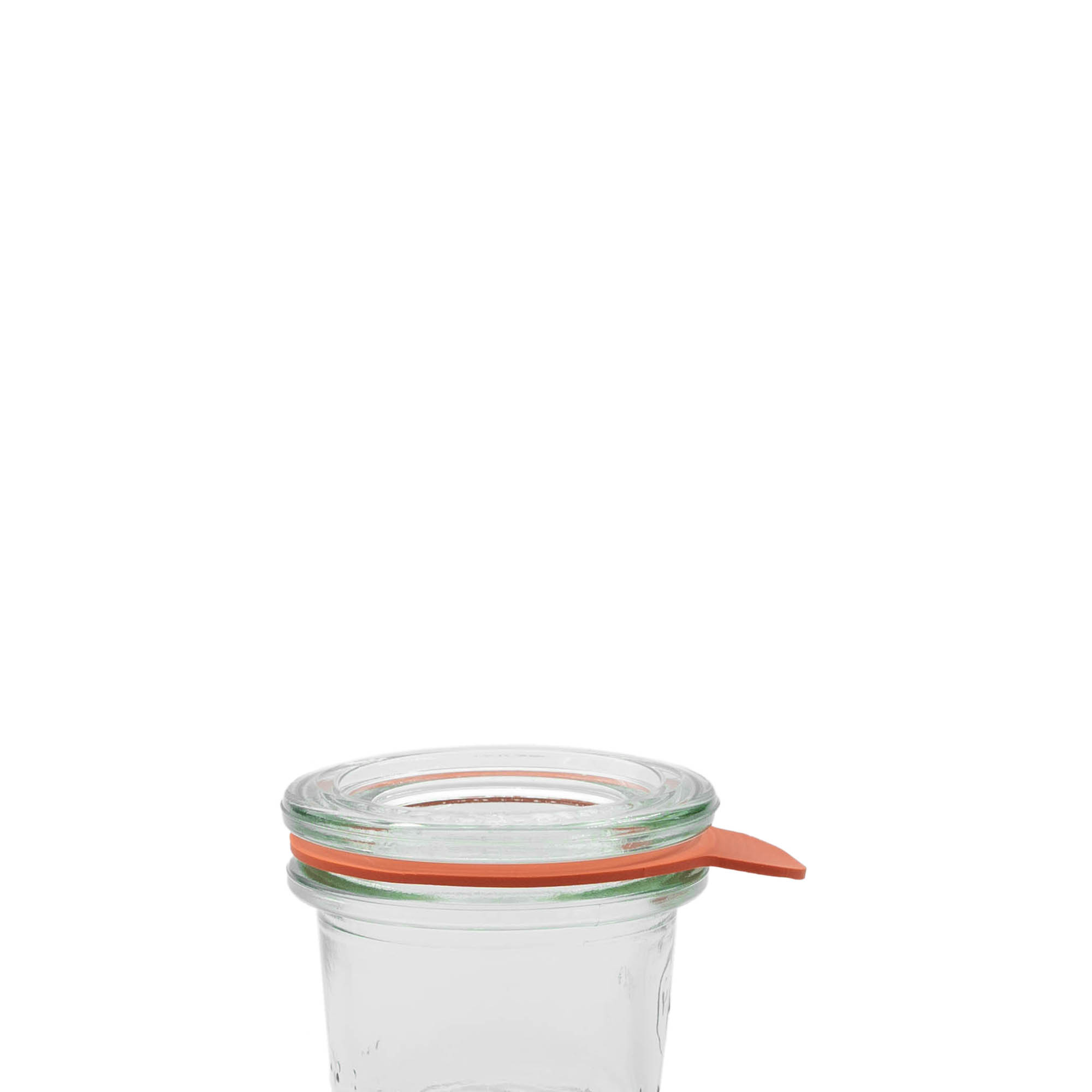 WECK-inmaakring RR40, rood, monding: ronde rand WECK-inmaakring RR40, rood, monding: ronde rand