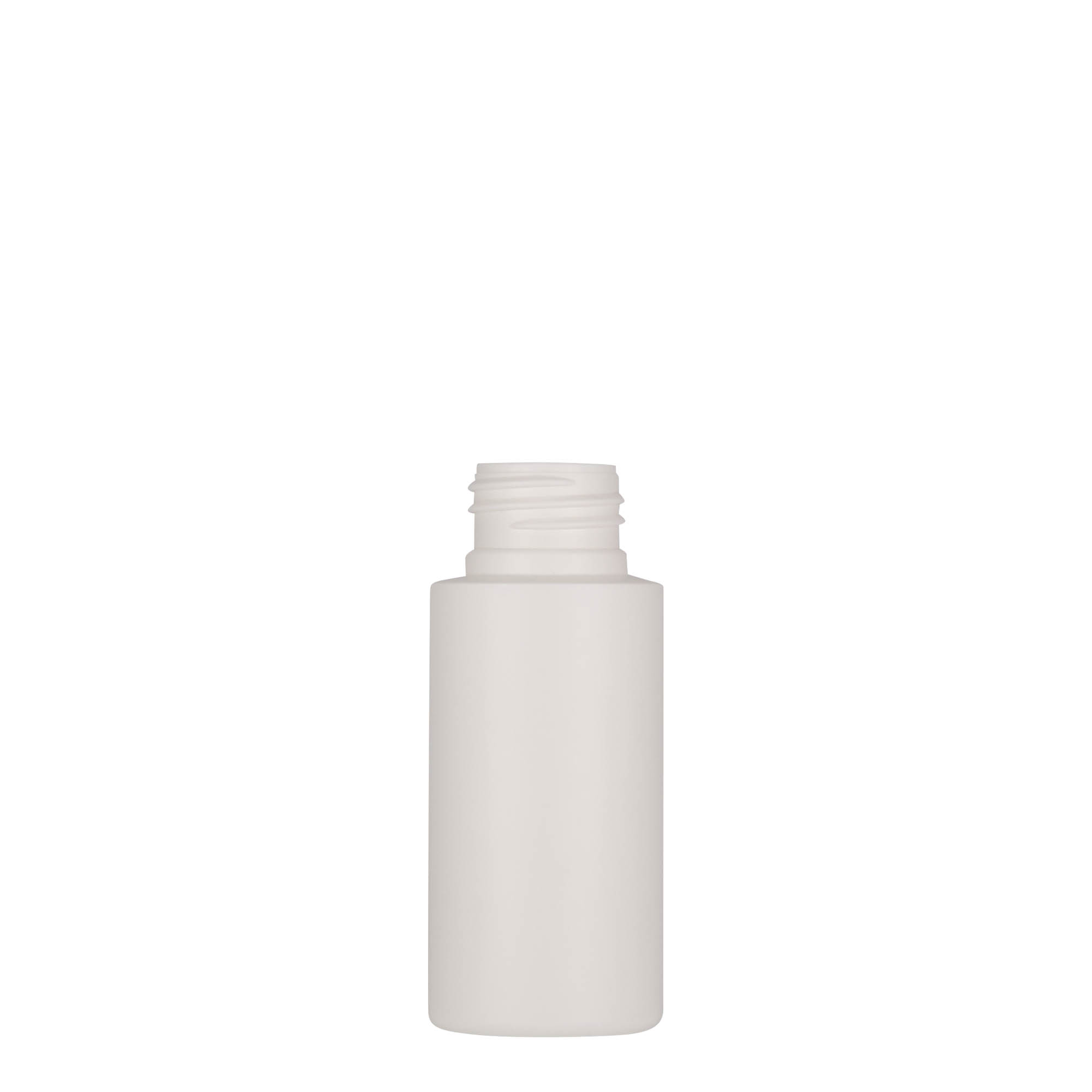 50 ml kunststoffles 'Pipe', HDPE, wit, opening: 24/410