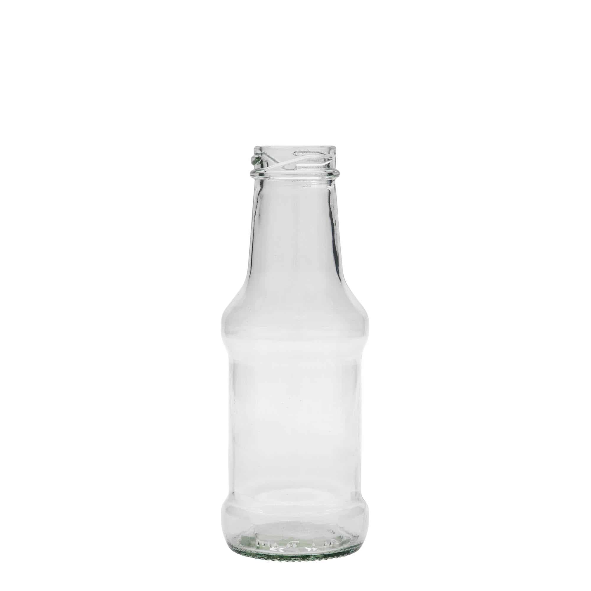 Sausfles, 250 ml, glas, monding: twist-off (TO 38) Sausfles, 250 ml, glas, monding: twist-off (TO 38)