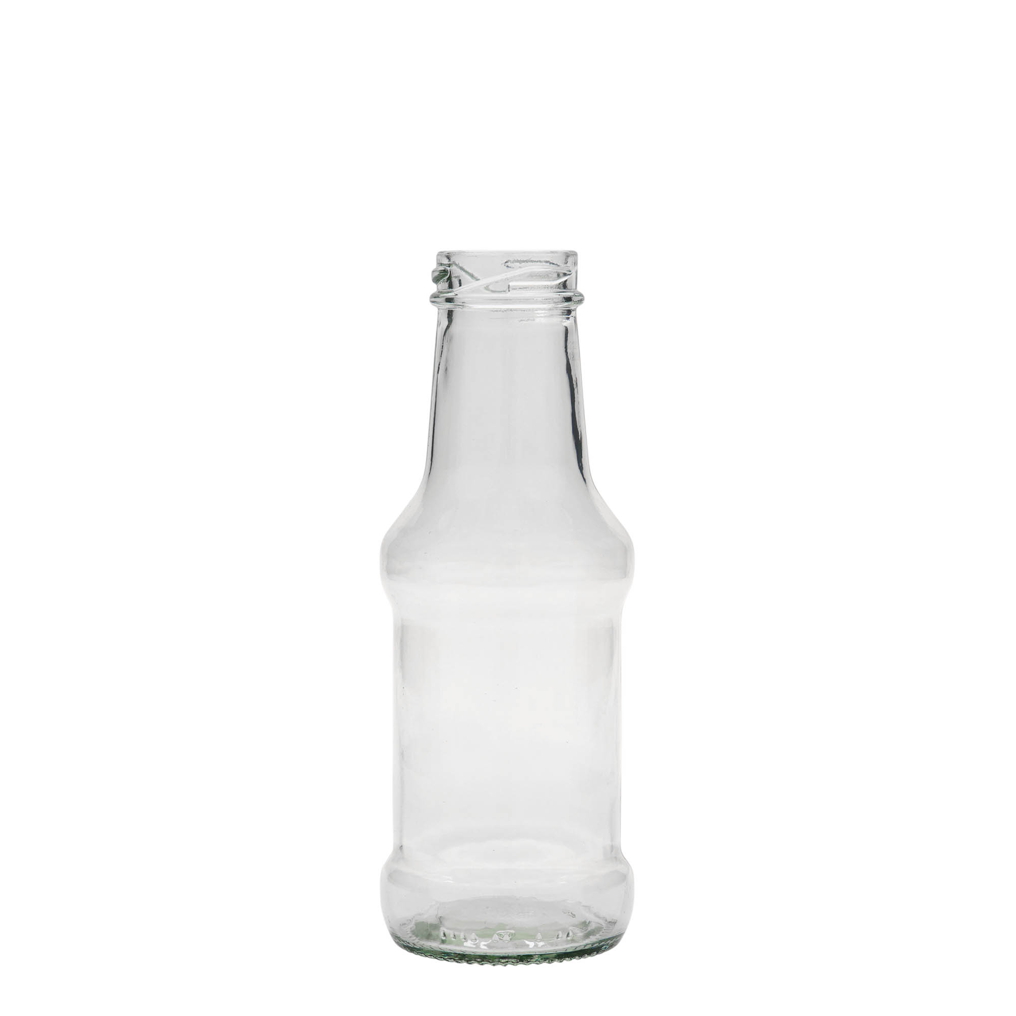 250 ml sausfles, glas, opening: Twist-Off (TO 38) 250 ml sausfles, glas, opening: Twist-Off (TO 38)
