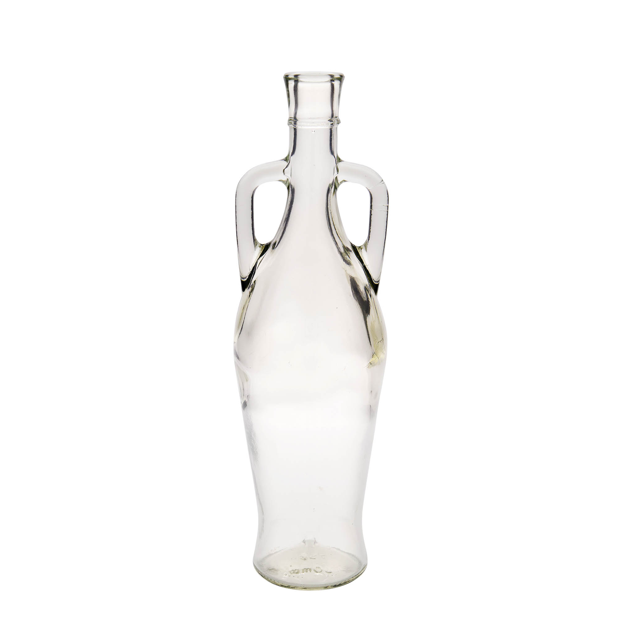 750 ml glazen fles 'Amfoor', opening: kurk 750 ml glazen fles 'Amfoor', opening: kurk