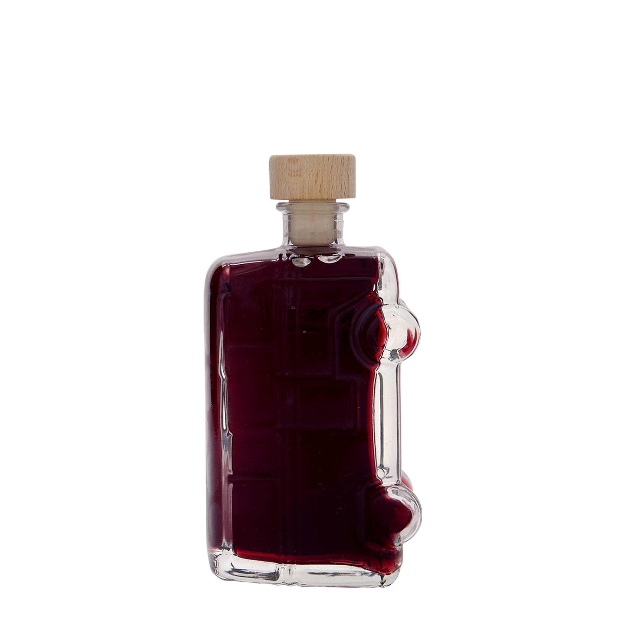 200 ml glazen fles 'Bulli', opening: kurk 200 ml glazen fles 'Bulli', opening: kurk
