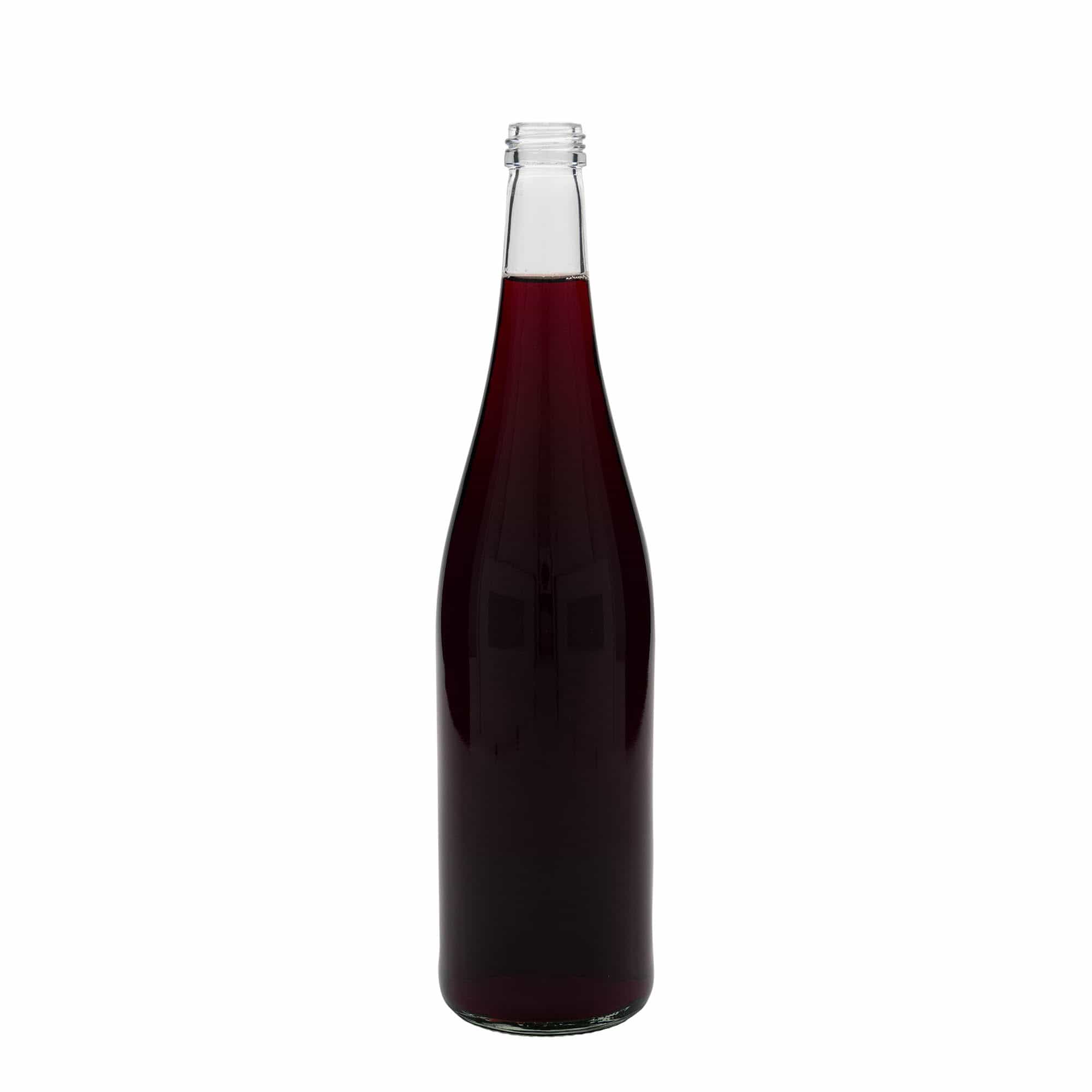 750 ml glazen fles 'Weinschlegel', monding: PP 28