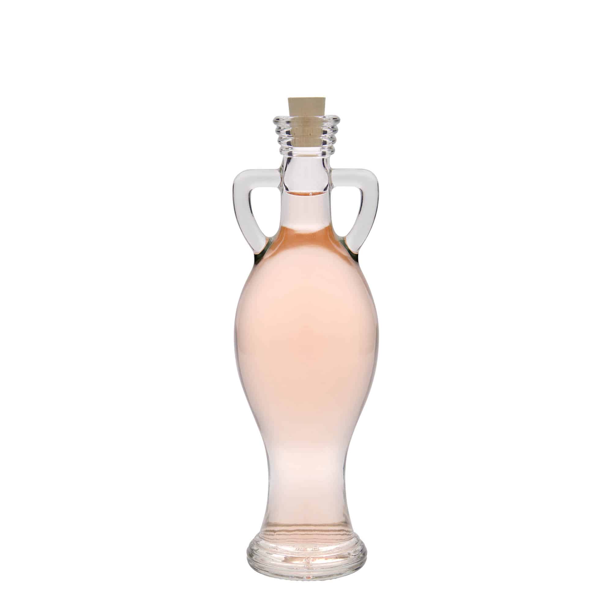200 ml glazen fles 'Amfoor', opening: kurk