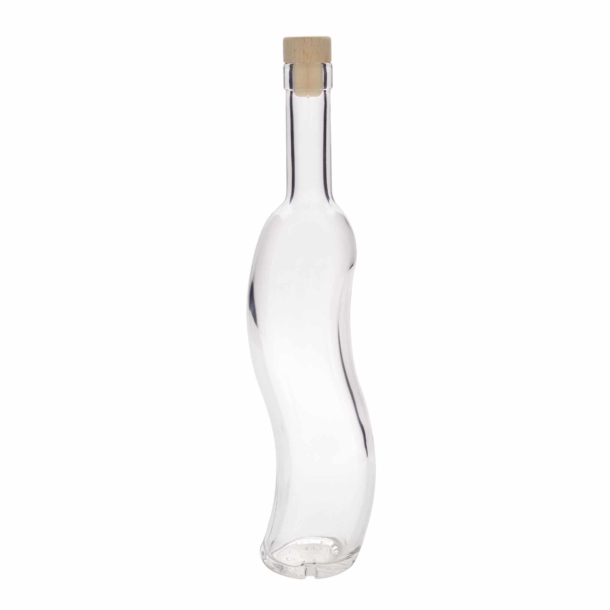500 ml glazen fles 'La-Ola', halfrond, opening: kurk