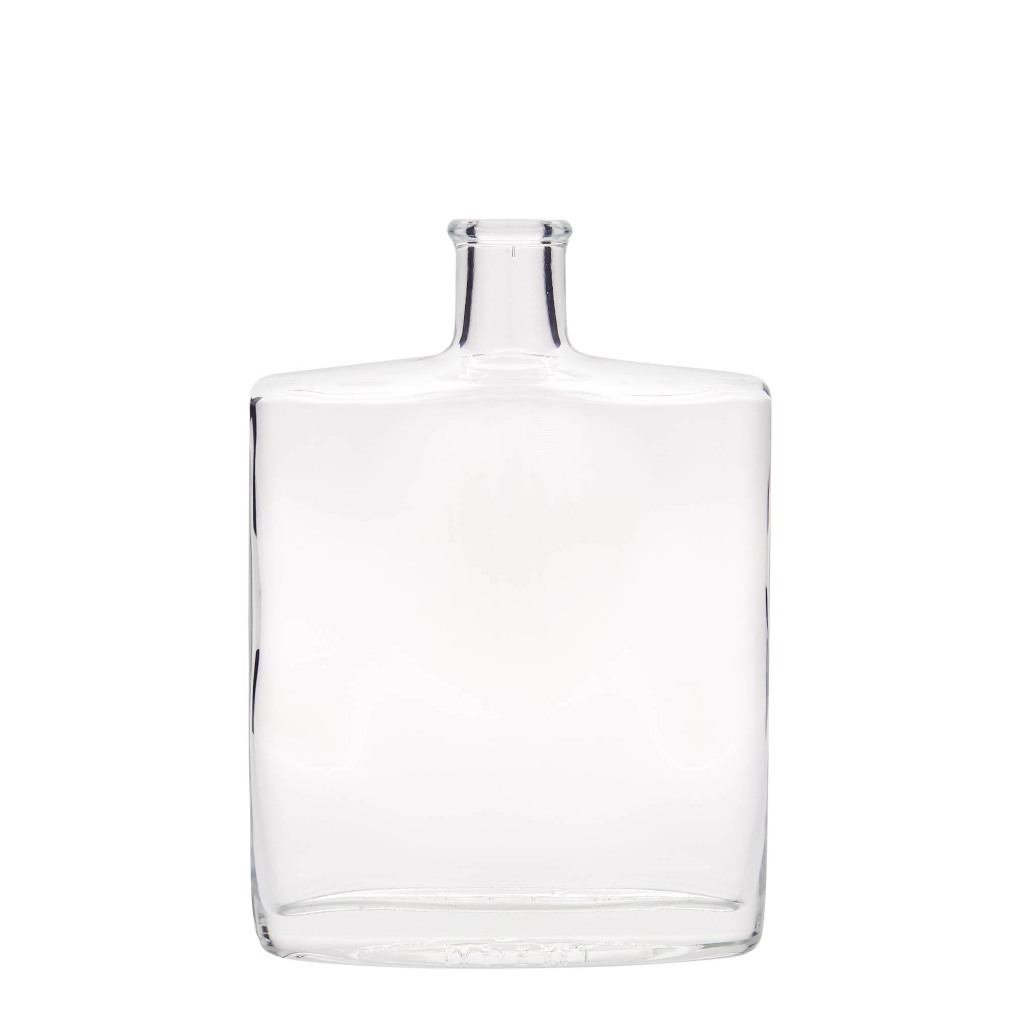 500 ml glazen fles 'Zorbas', ovaal, opening: kurk