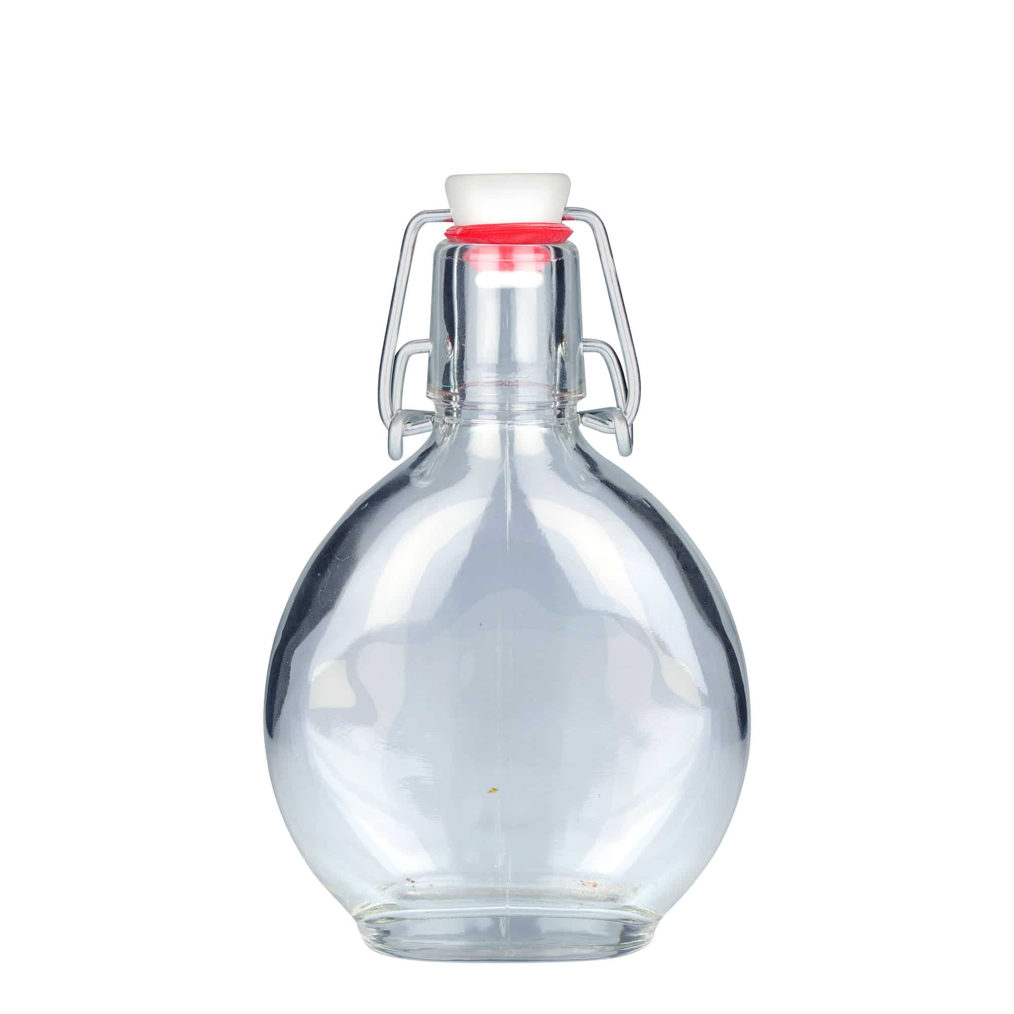 Glazen fles 'Feierabend', 200 ml, monding: beugelsluiting