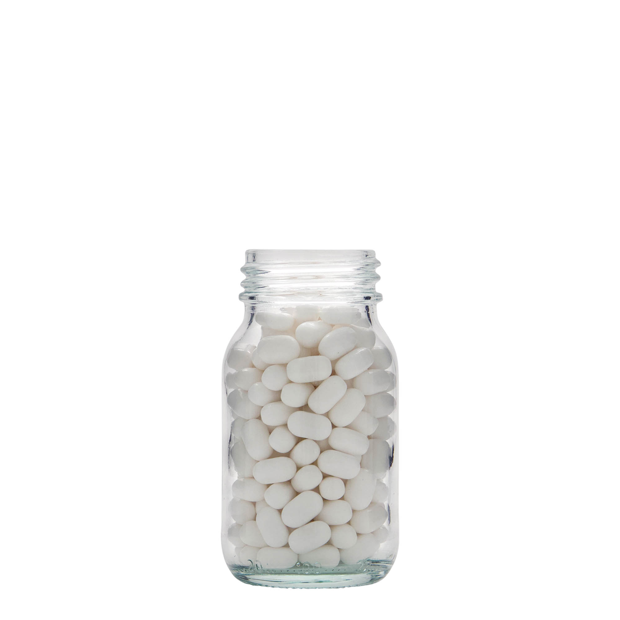 100 ml bredehalsfles, opening: DIN 40