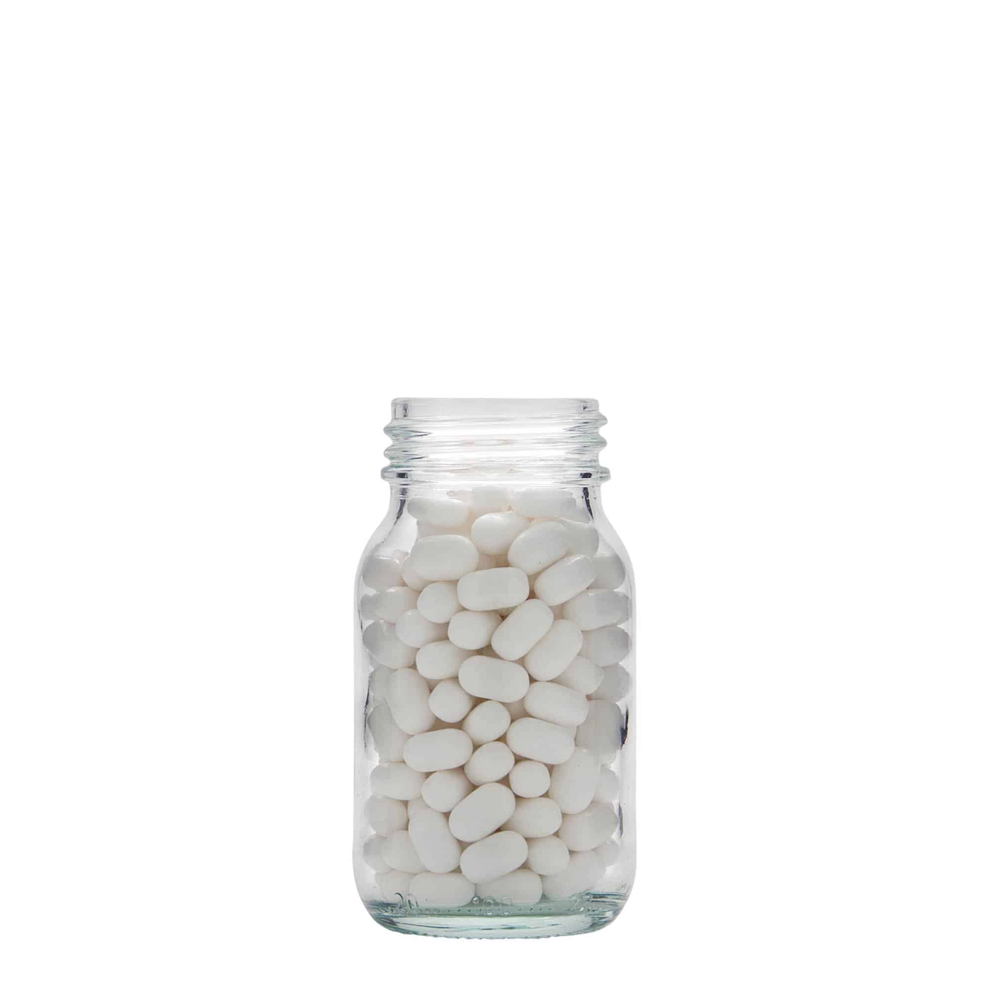100 ml bredehalsfles, opening: DIN 40