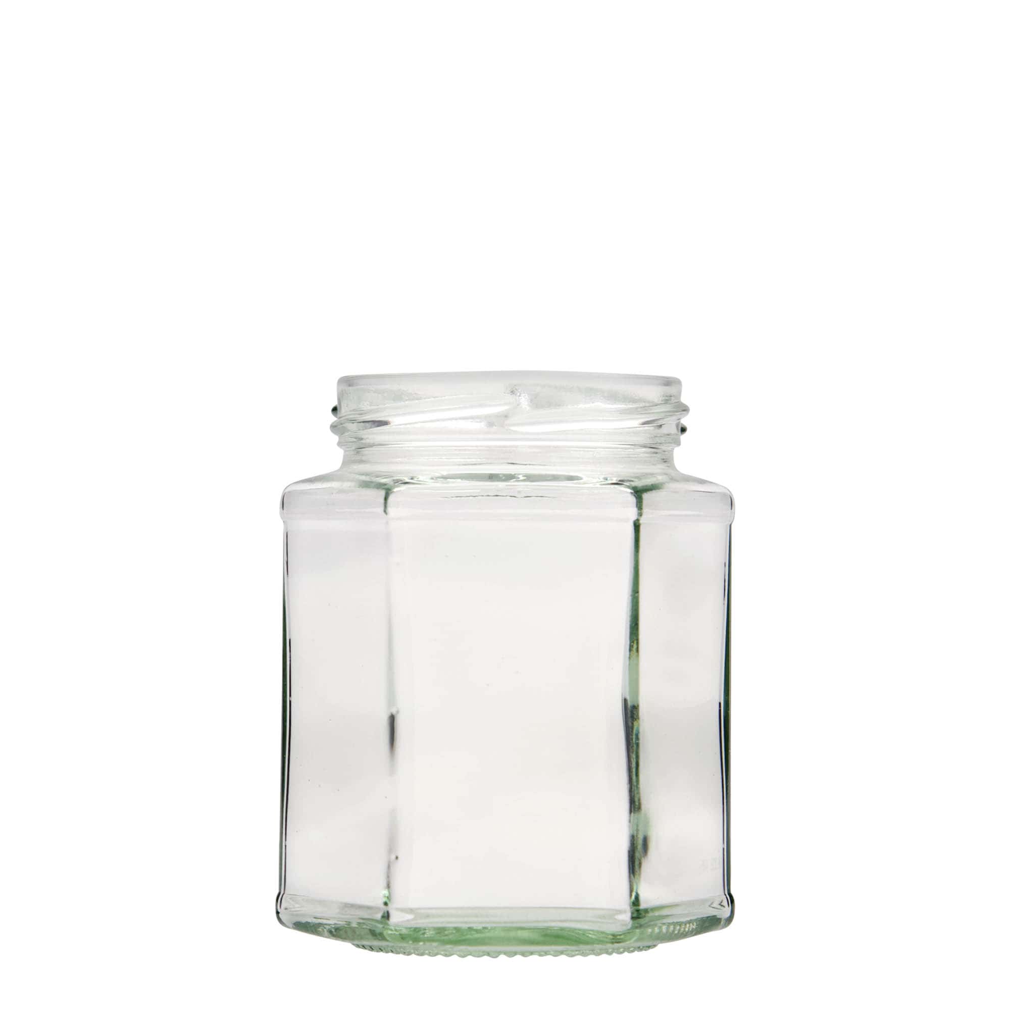324 ml zeskantglas, opening: twist-off (TO 66) 324 ml zeskantglas, opening: twist-off (TO 66)