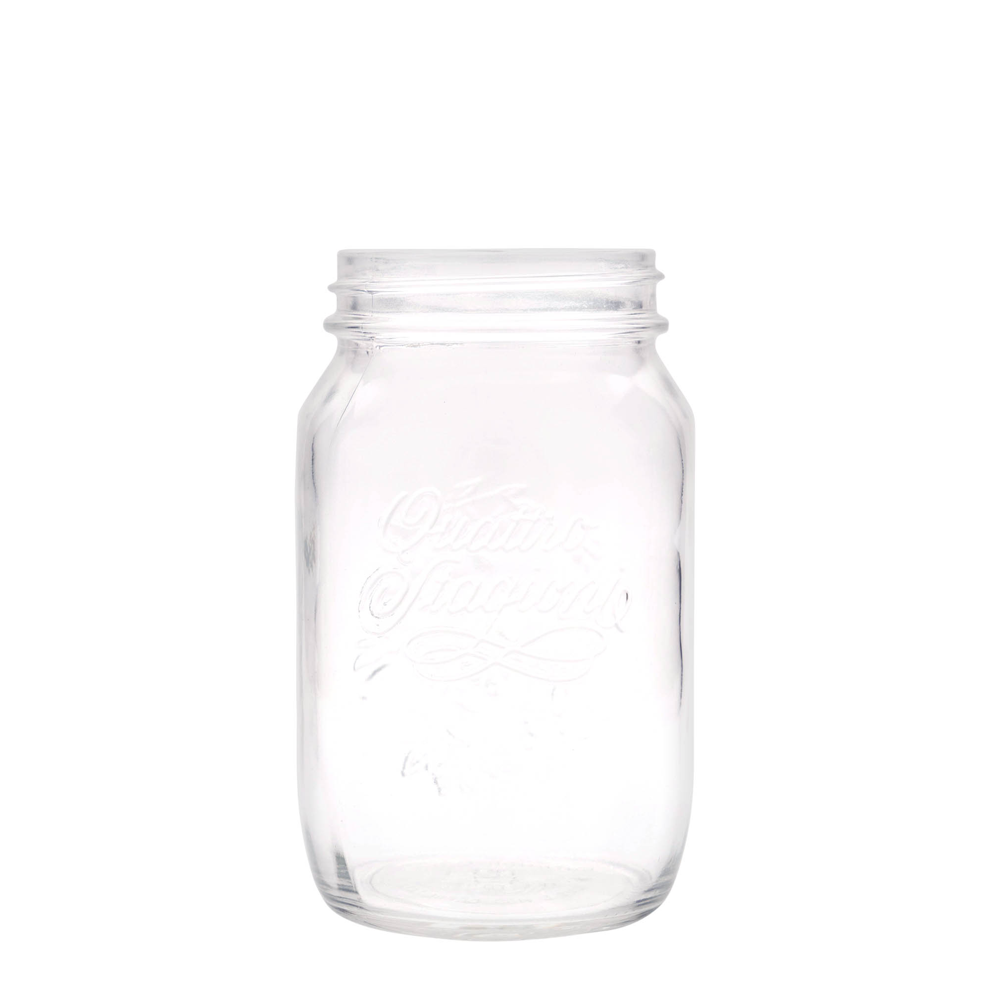 1.000 ml glas 'Quattro Stagioni', opening: schroefdop 1.000 ml glas 'Quattro Stagioni', opening: schroefdop