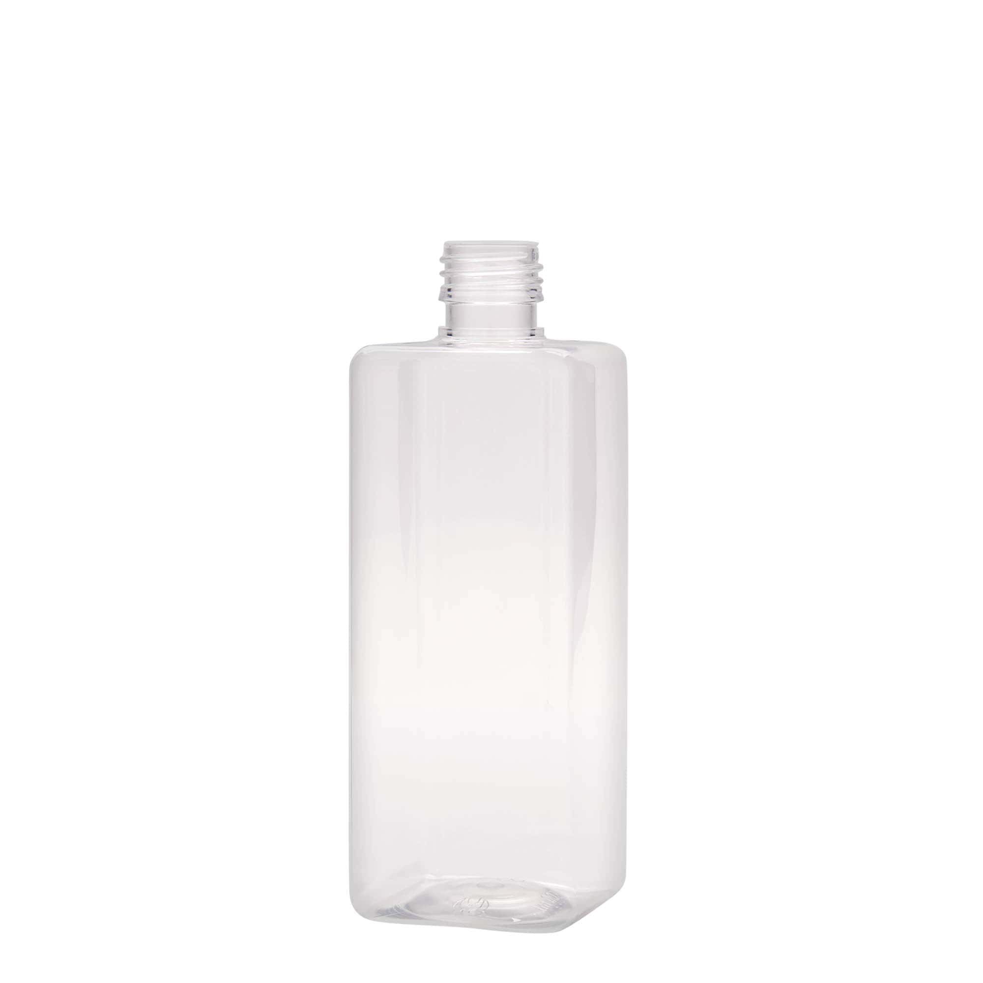 500 ml PET-fles 'Karl', vierkant, kunststof, hals: PP 28