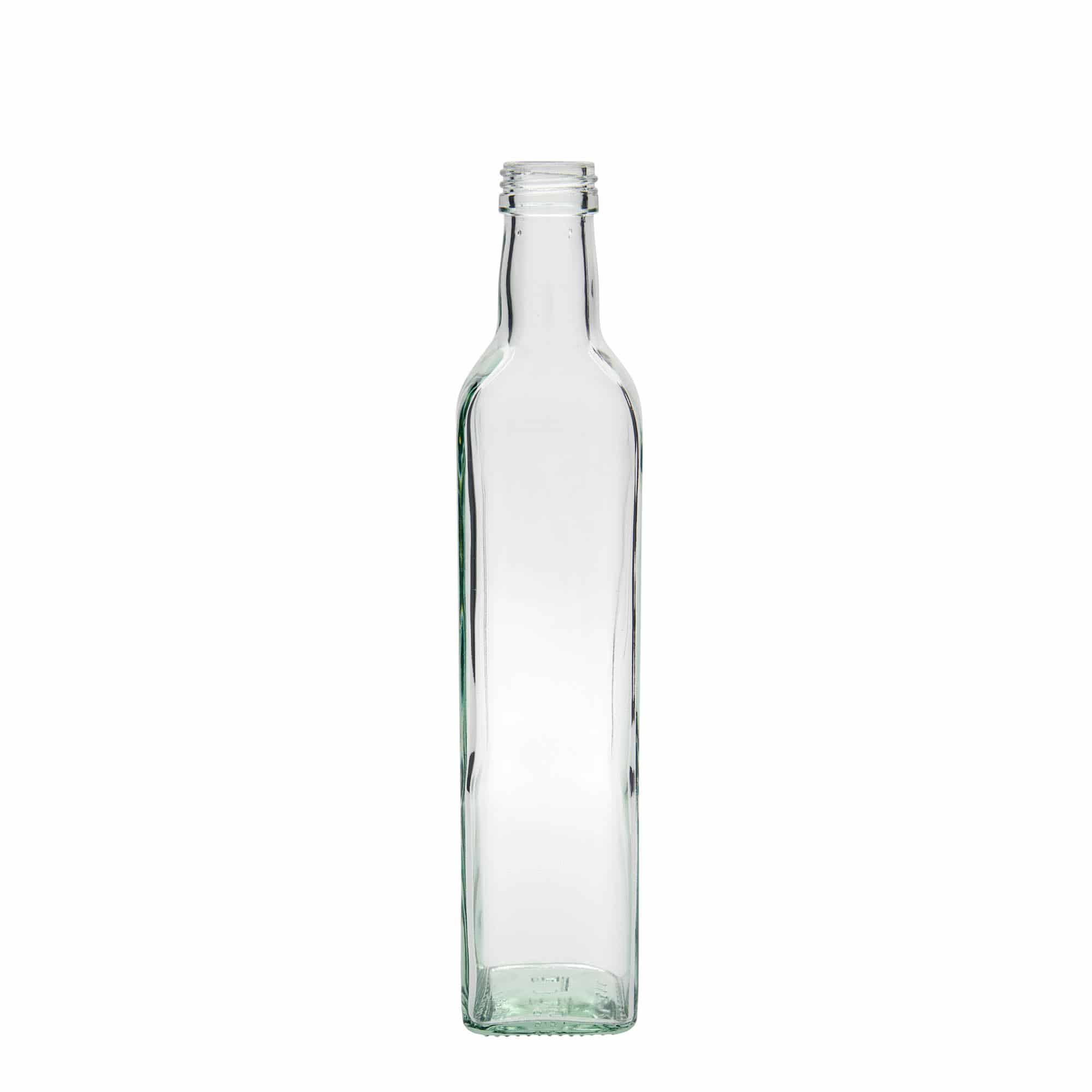 500 ml glazen fles 'Marasca', vierkant, monding: PP 31,5