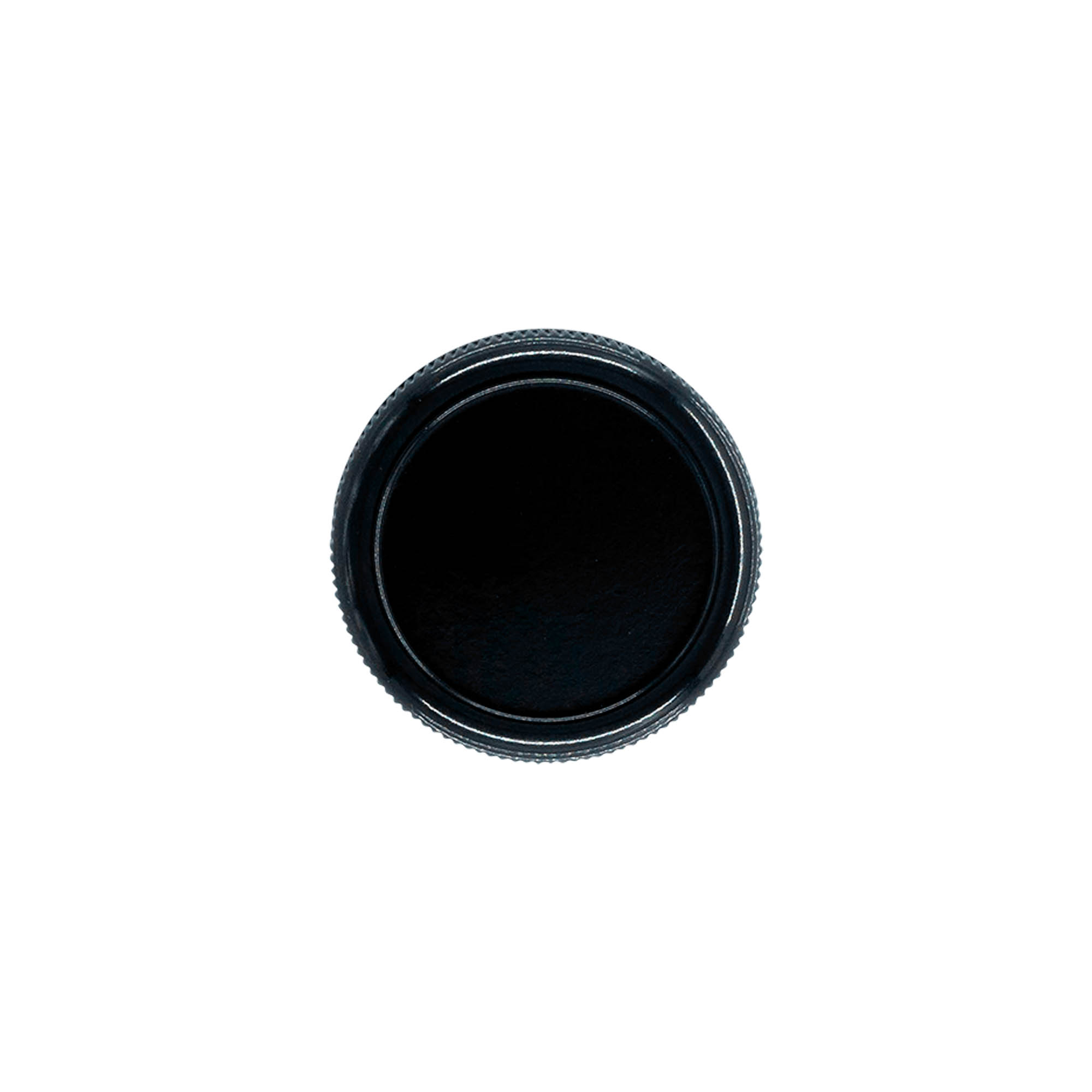 Schroefdop 'inktpot', HPM-kunststof, zwart Schroefdop 'inktpot', HPM-kunststof, zwart