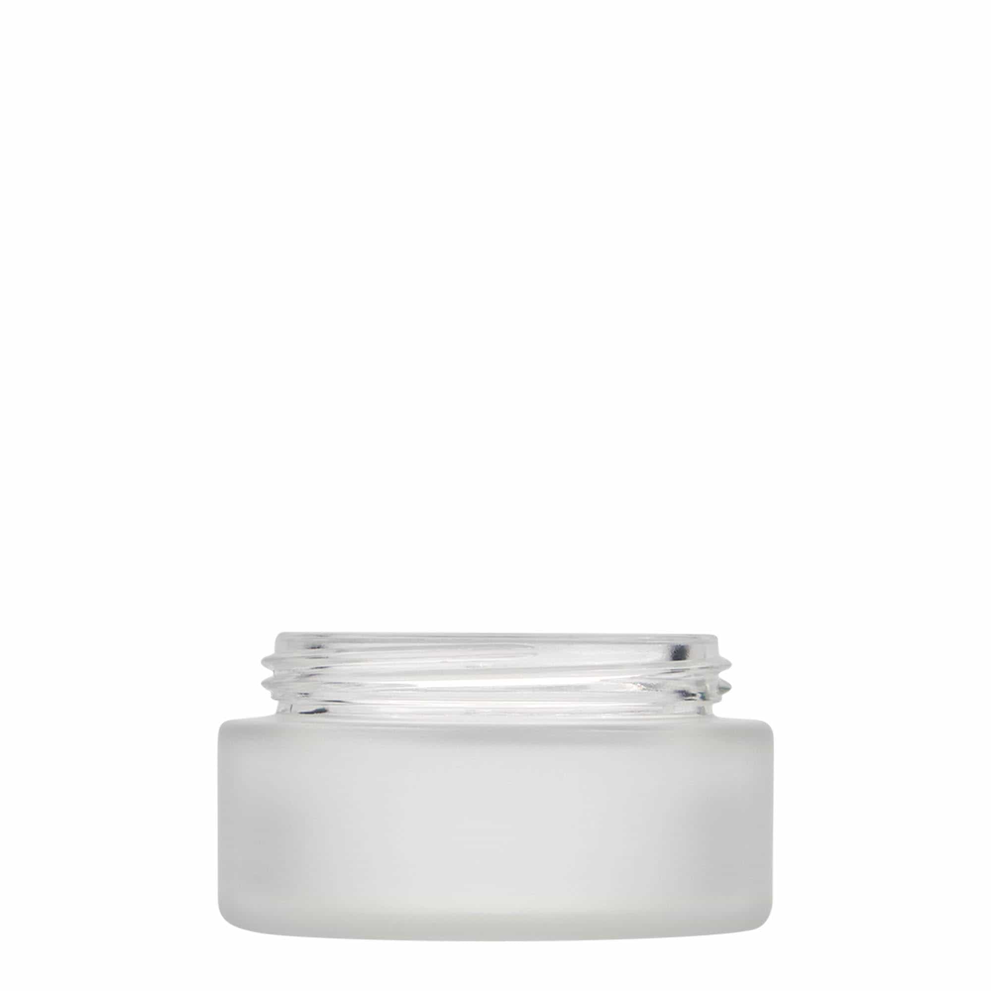 100 ml potje 'Platin Editie', glas, geëtst, opening: schroefdop