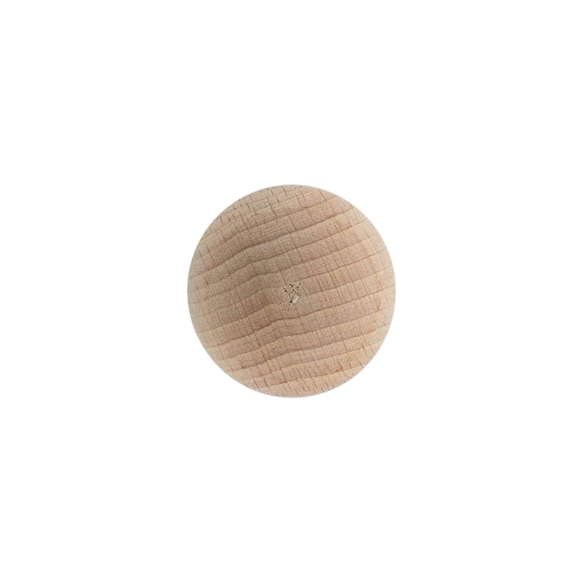 Handkurk 19 mm 'Kogel', hout/kunststof, voor monding: kurk