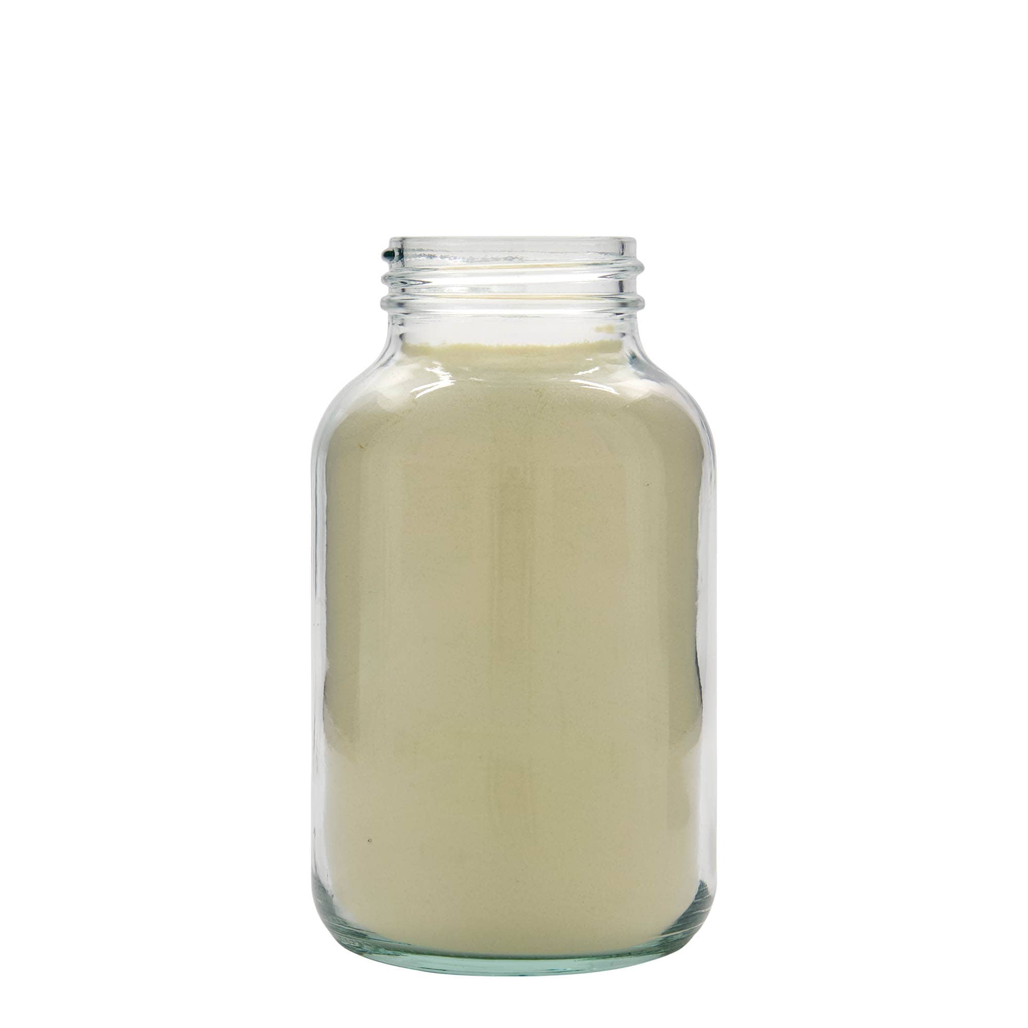 1.000 ml wijdehalsglas, opening: DIN 68